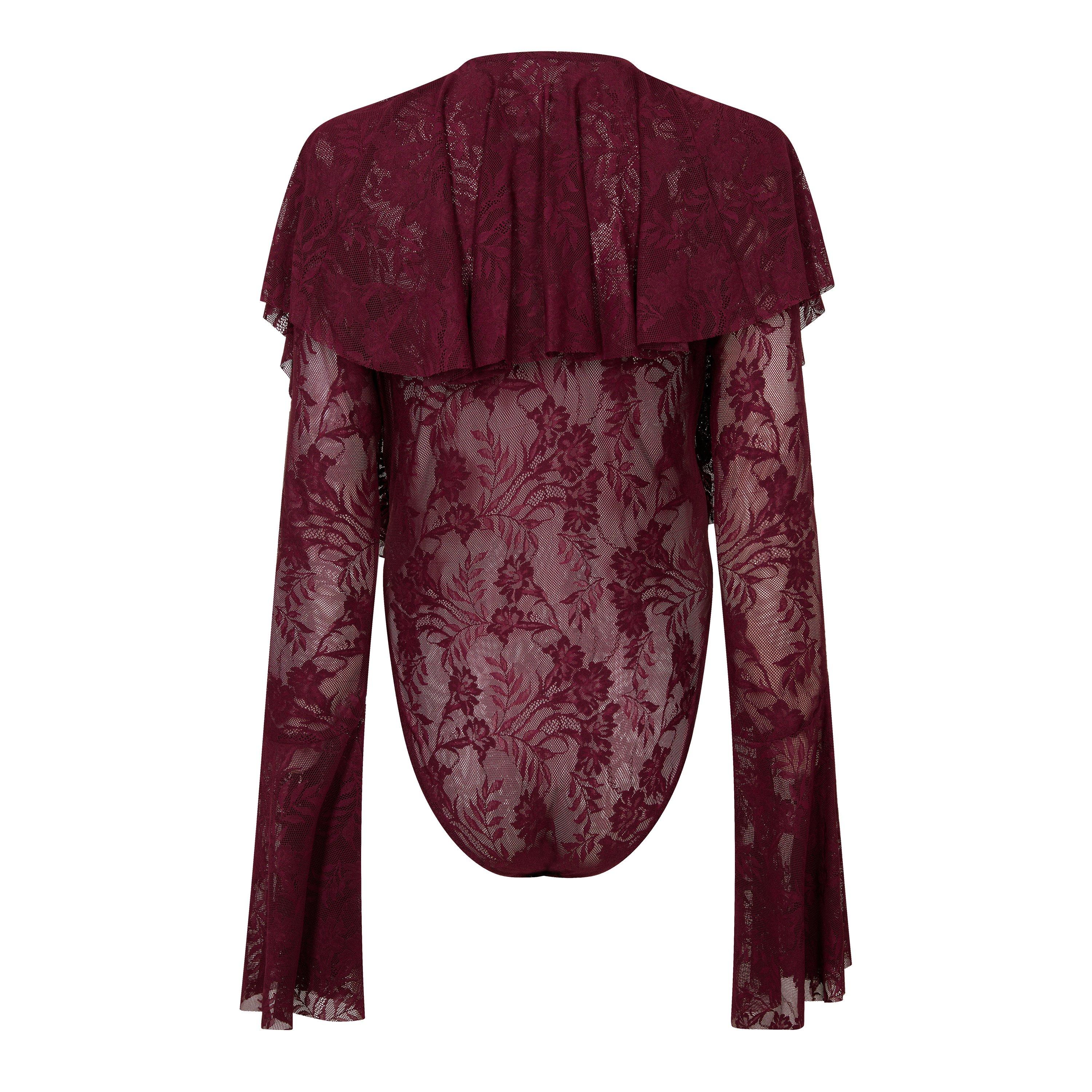 Plum - Norma Kamali - NK Deep V Body Ld61 - 2