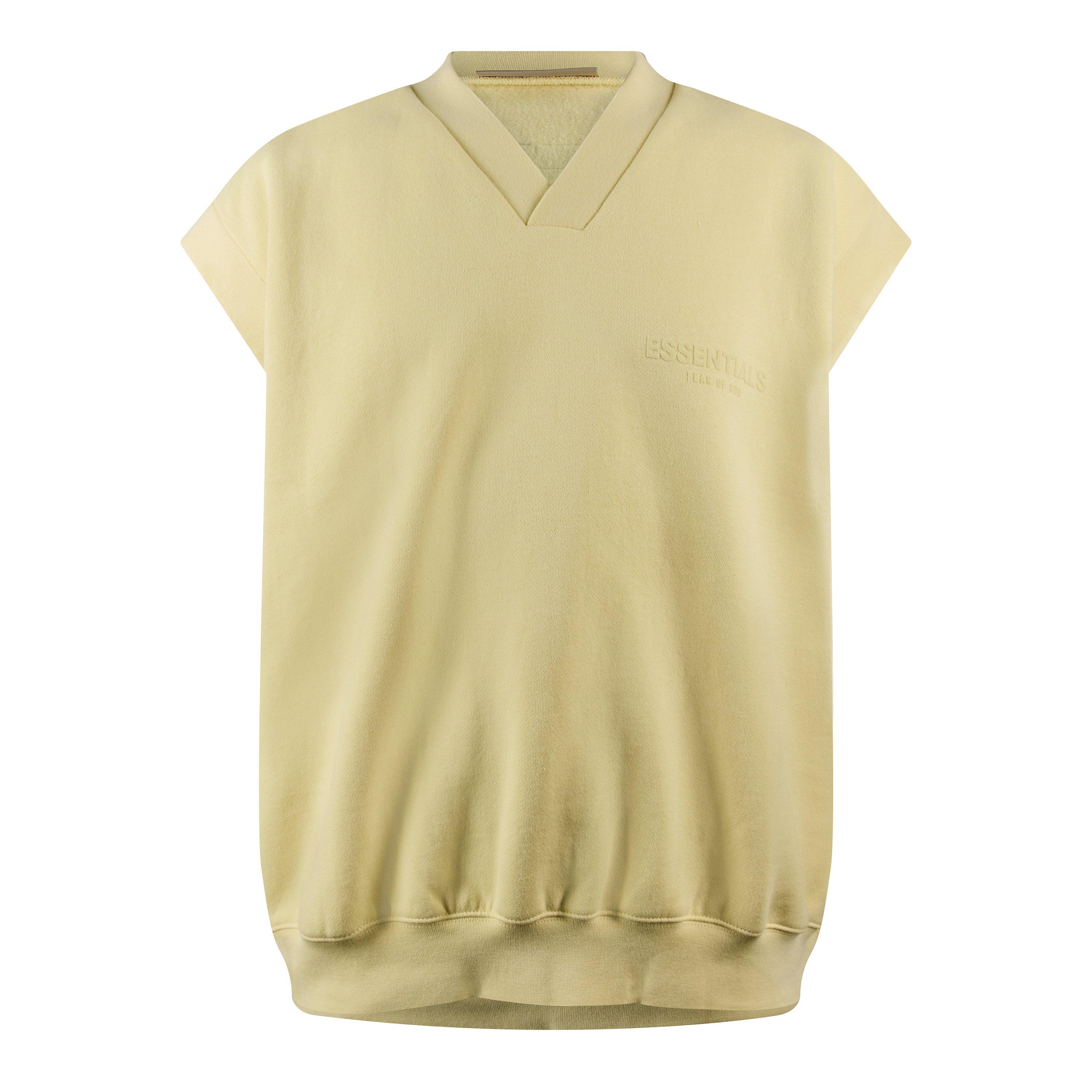 Fear Of God Essentials Men's Knitted Sweater Vest - Canary - Medium