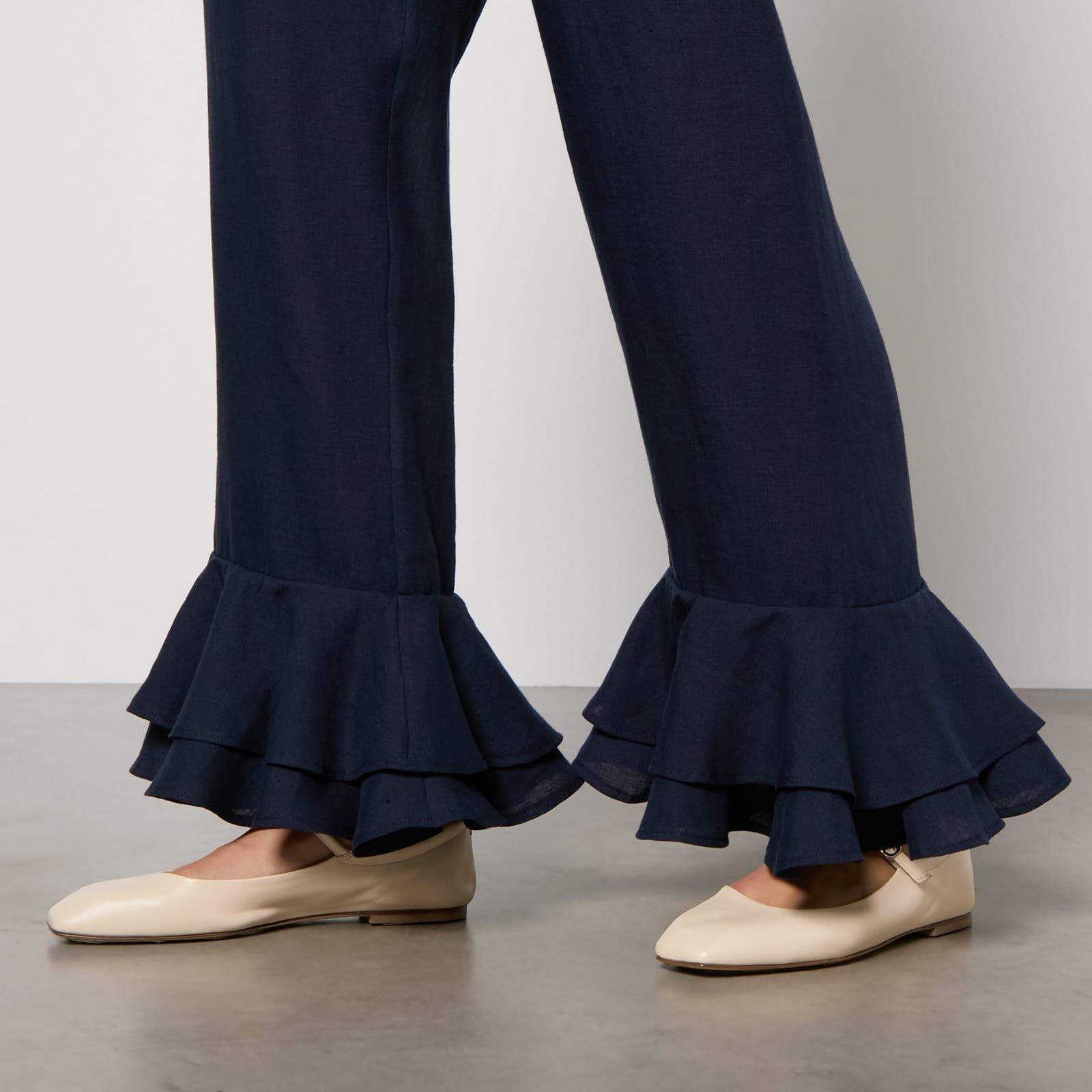 Navy - Sleeper - Cha Cha Linen Lounge Set - 3