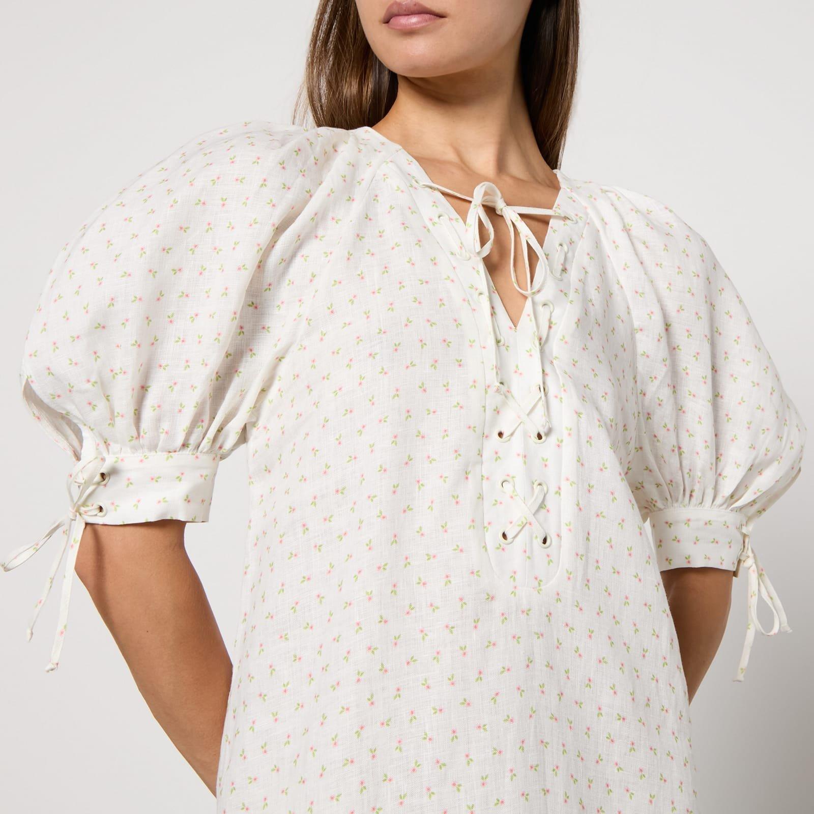 Rose - Sleeper - Garden Linen Dress - 3