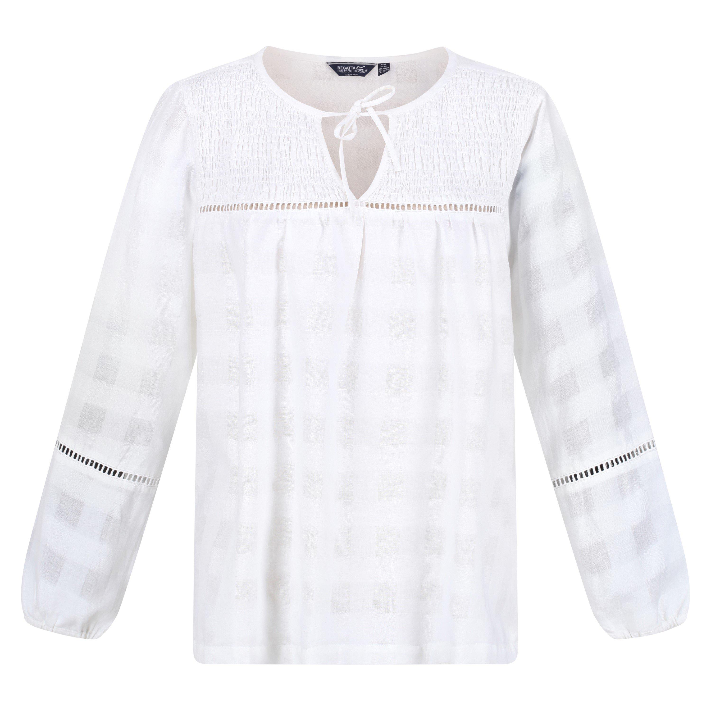 Regatta Women's Calluna Long Sleeve Shirt - White - 10 (S)