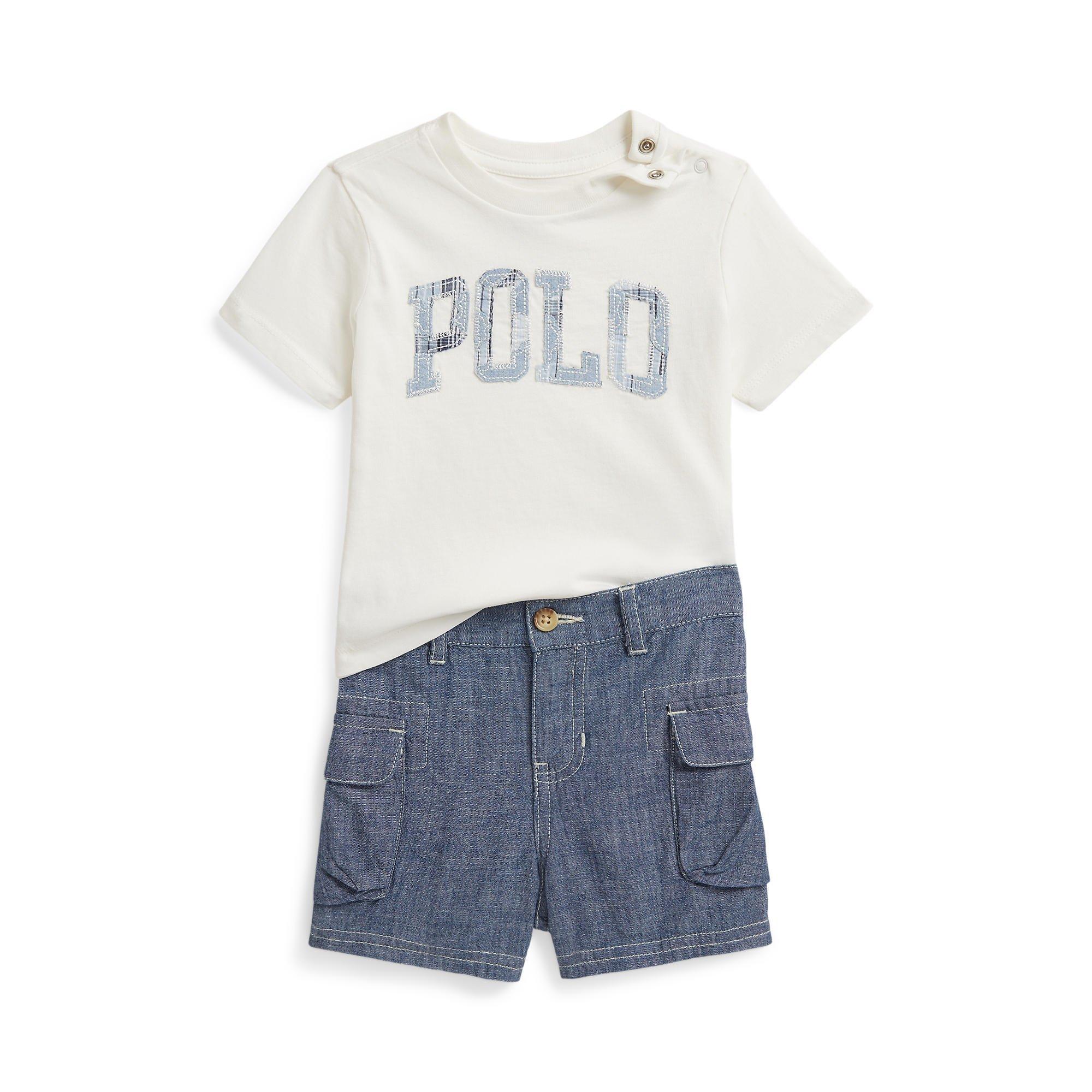 Polo Ralph Lauren  Deckwash White Kids' Clothing Set - 6M