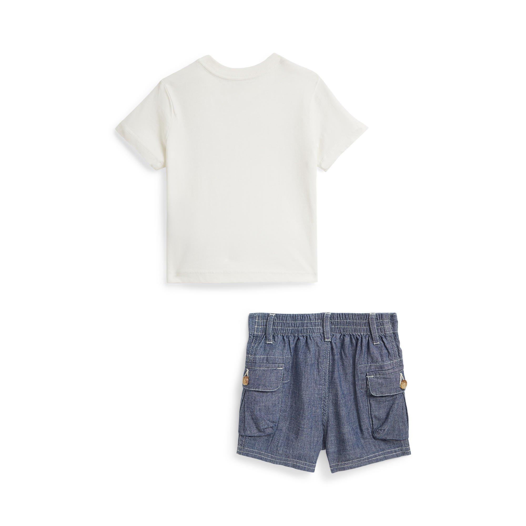Deckwash White - Polo Ralph Lauren - Polo Tee Short Set In63 - 2