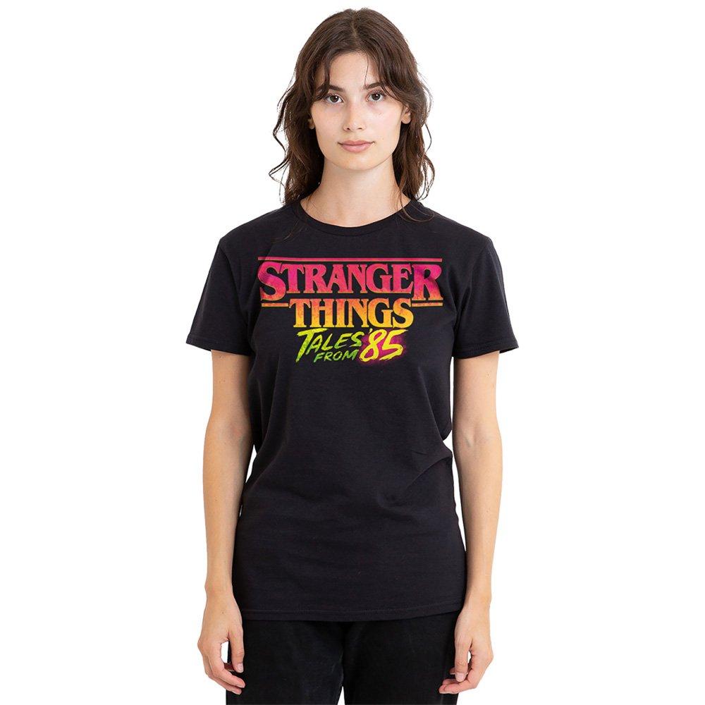 Black - Stranger Things - Stranger Things Tales From 85 Logo T-Shirt Black - 1