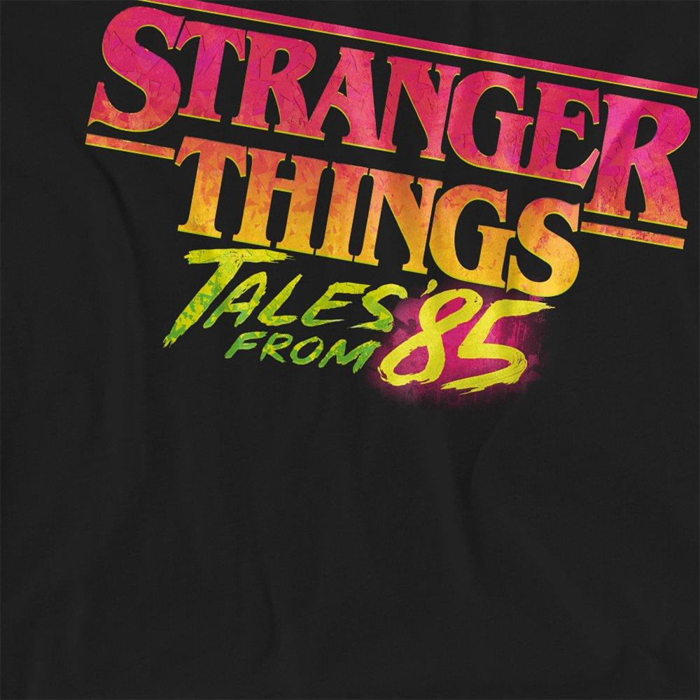 Black - Stranger Things - Stranger Things Tales From 85 Logo T-Shirt Black - 2