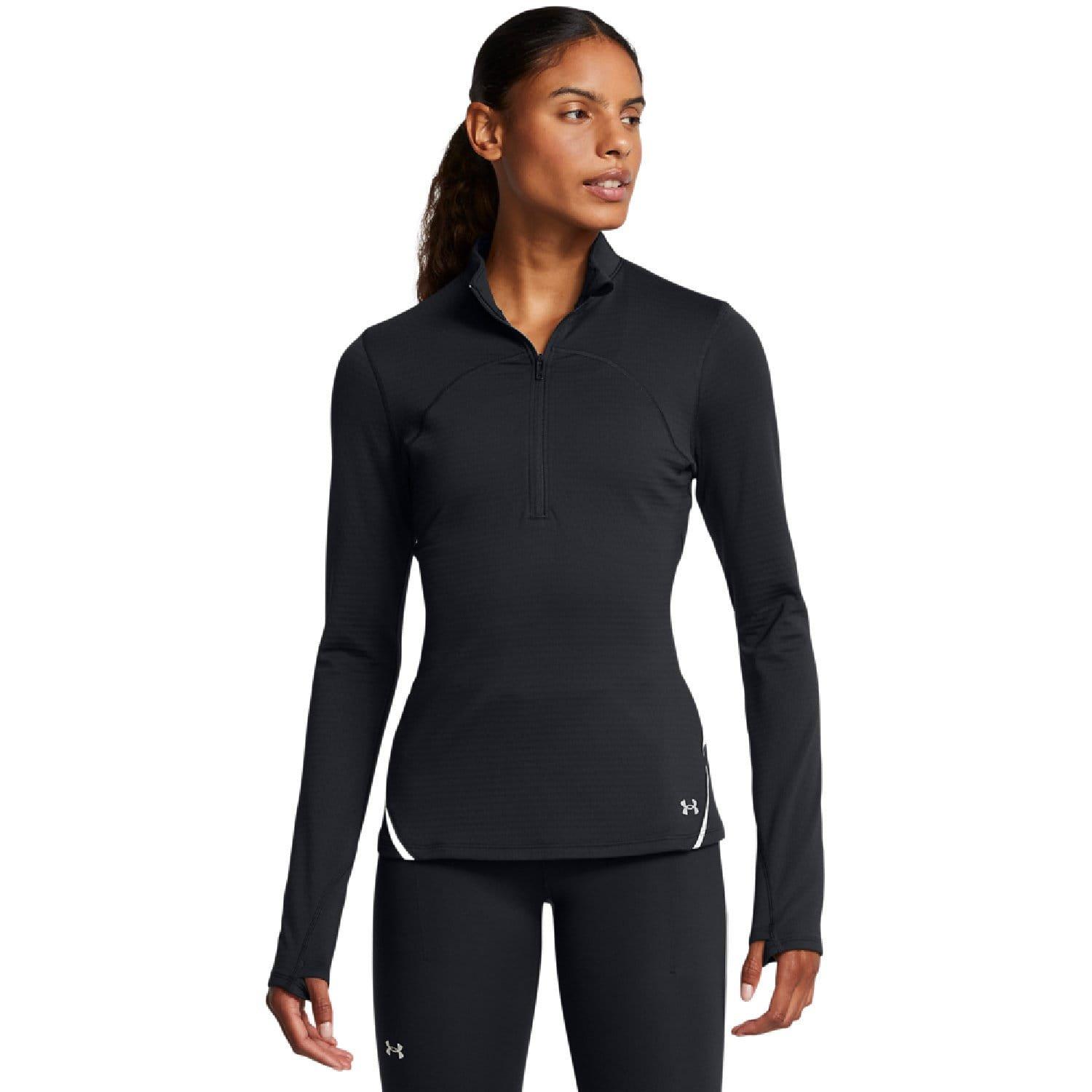 Black - Under Armour - Vanish Cold Weather half Zip Top - 1