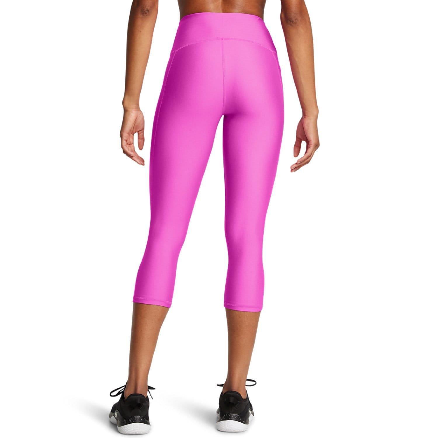 Purple - Under Armour - Tech High Rise Capris Tights - 2