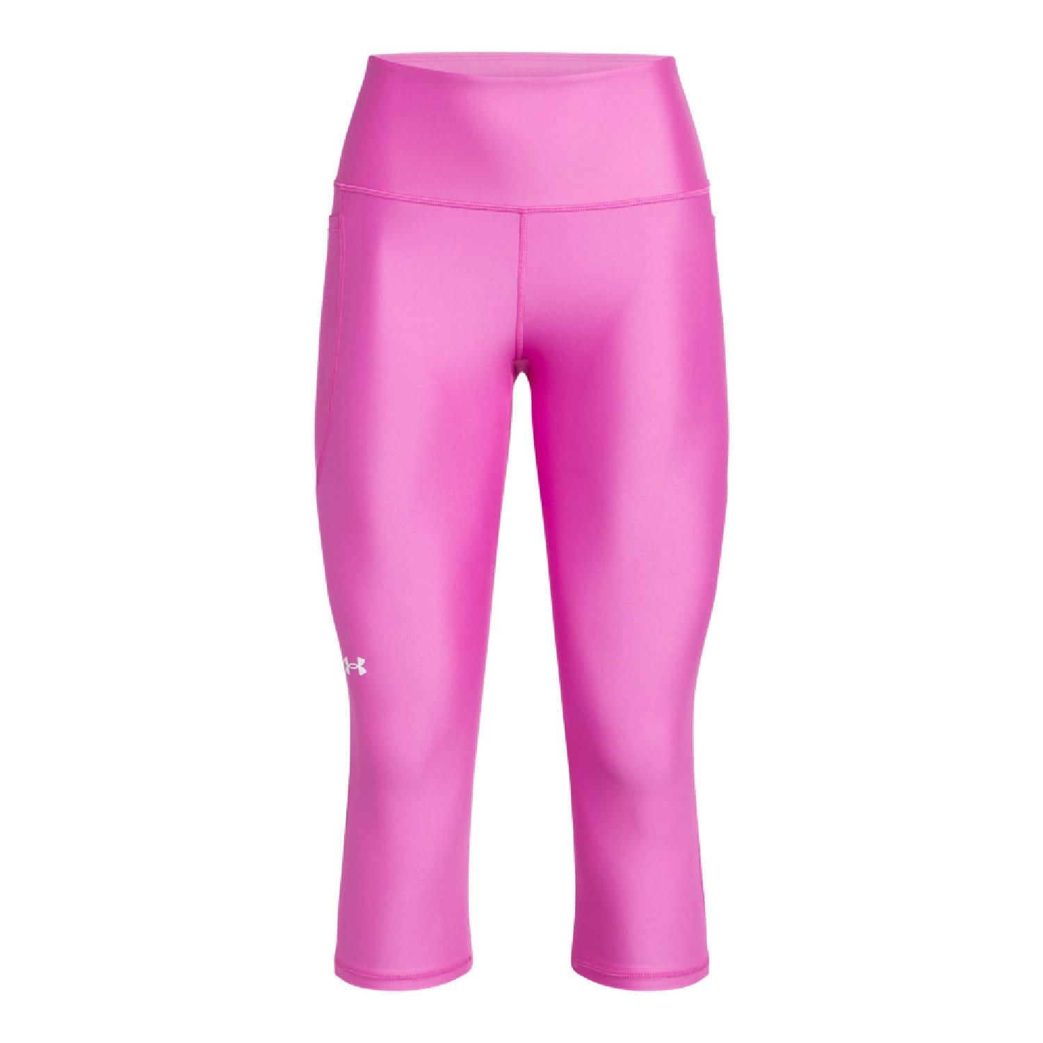Purple - Under Armour - Tech High Rise Capris Tights - 3