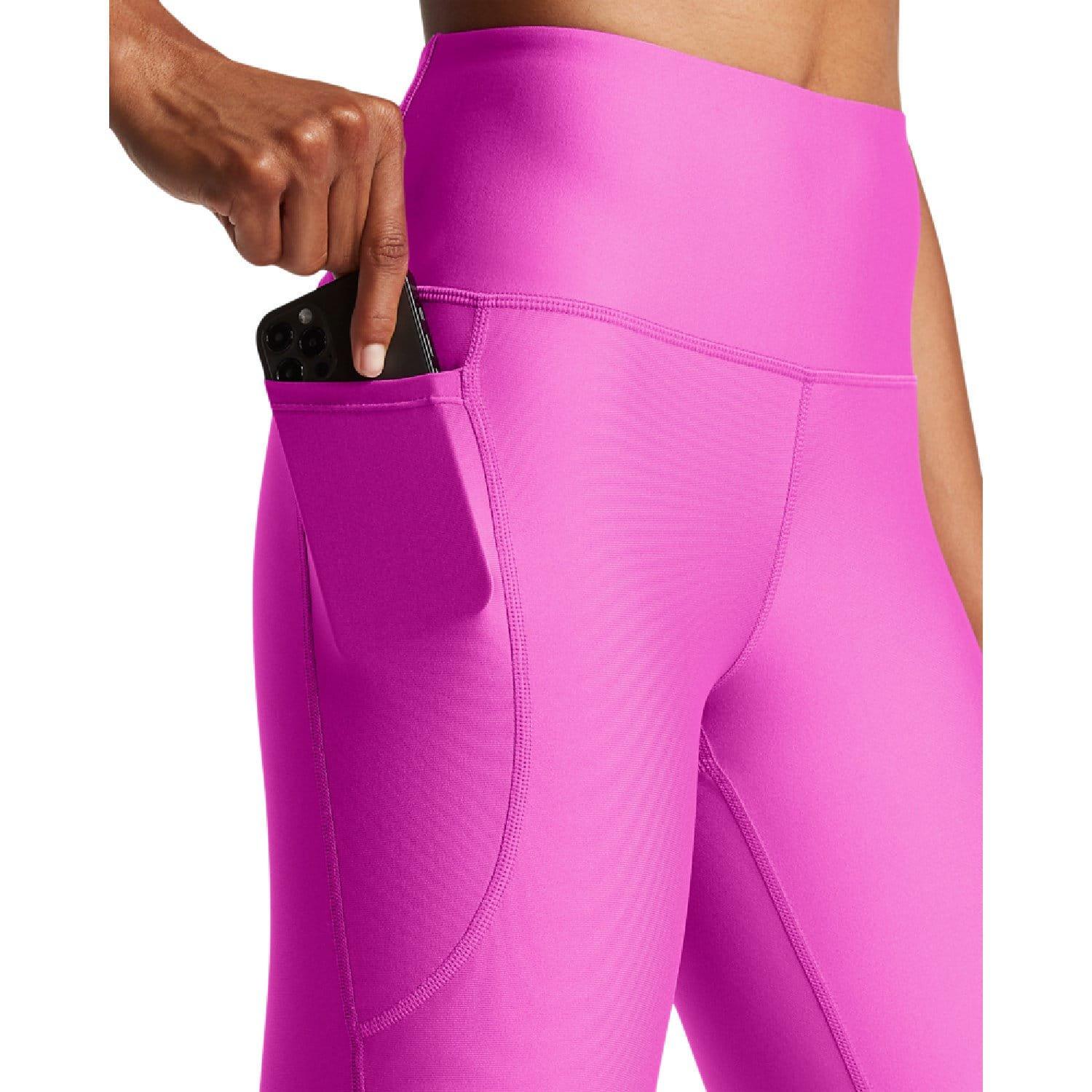 Purple - Under Armour - Tech High Rise Capris Tights - 6