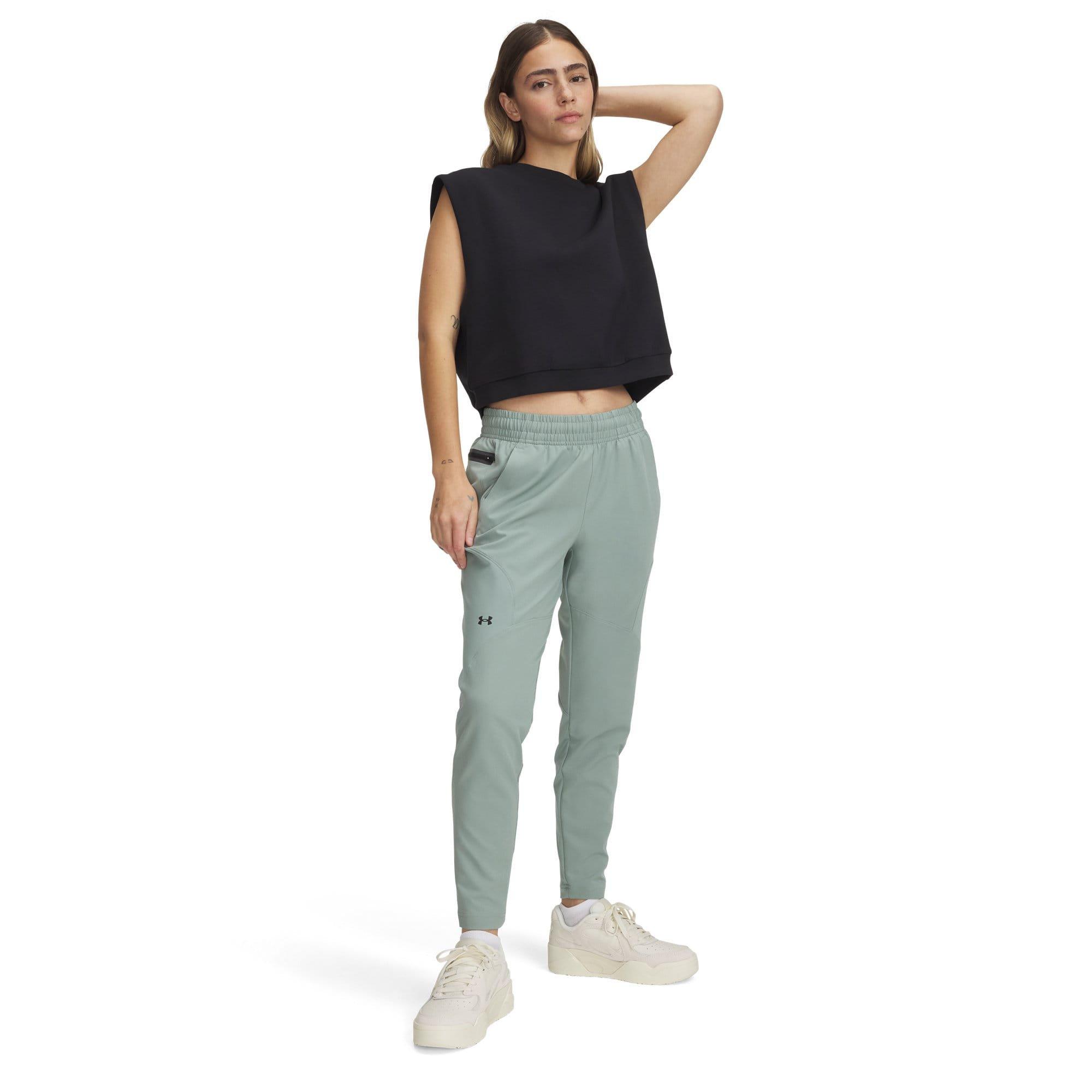 Green - Under Armour - Unstoppable Hybrid Pants - 4