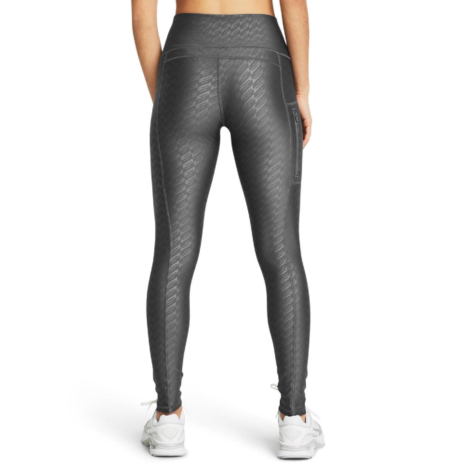 Grey - Under Armour - Emboss Leggings - 2