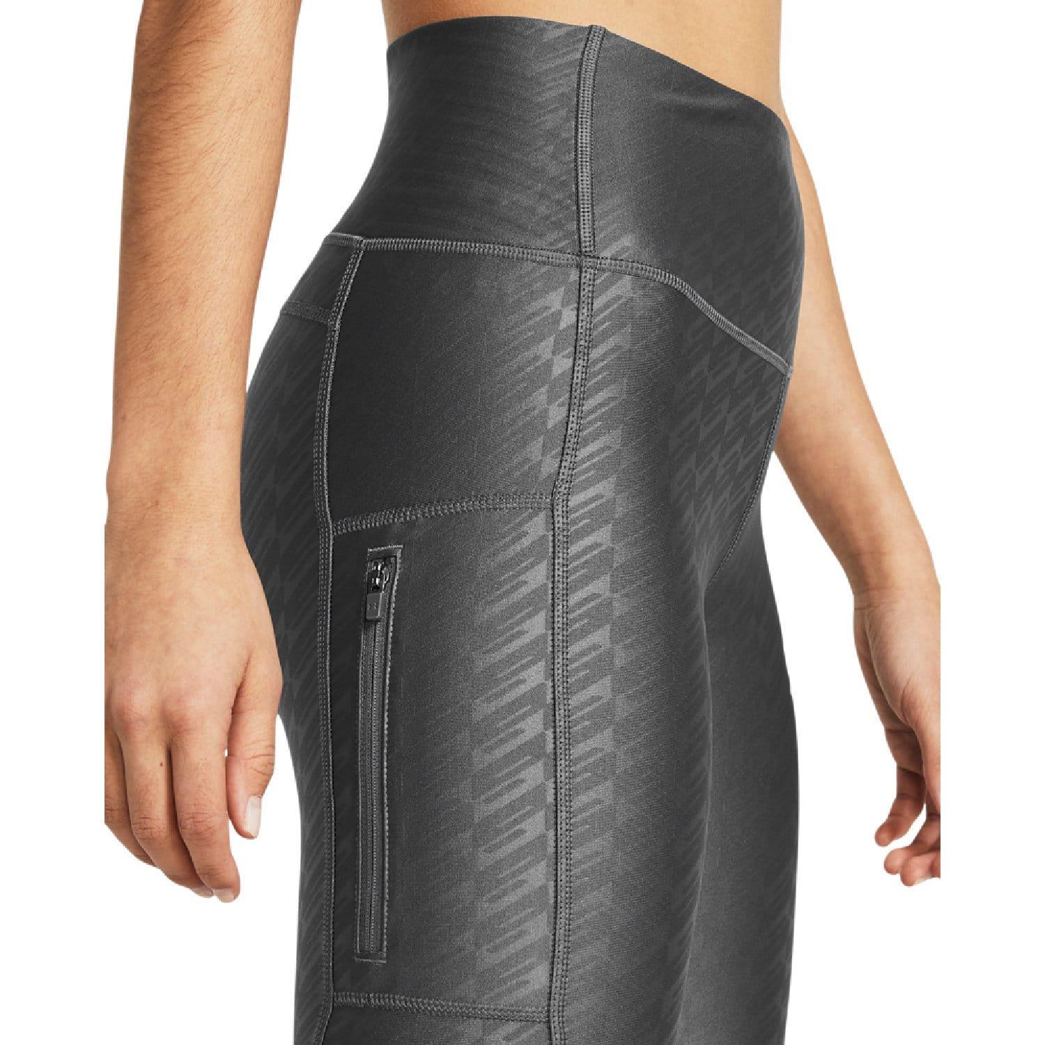 Grey - Under Armour - Emboss Leggings - 3