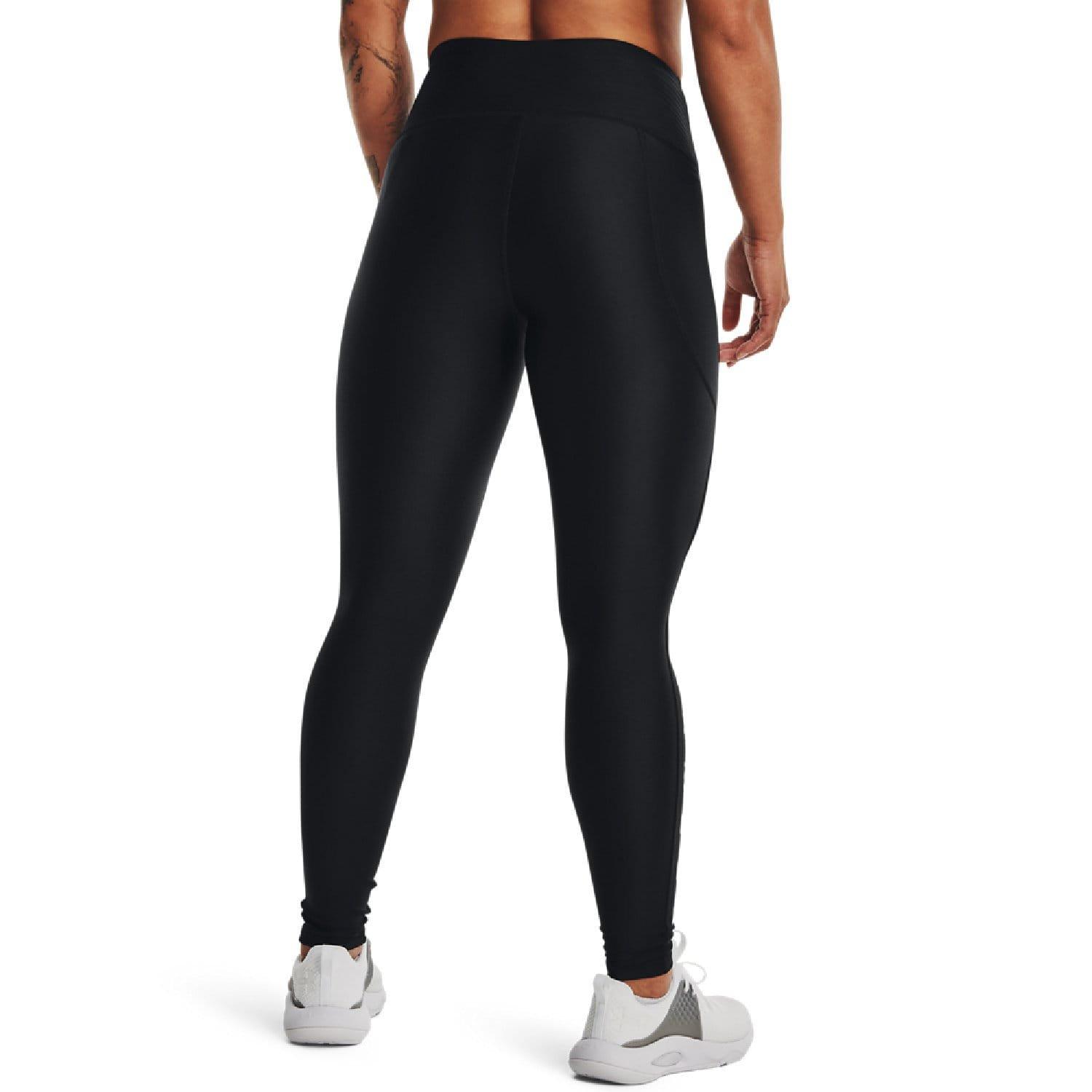 Black - Under Armour - HeatGear Reflective Leggings - 2