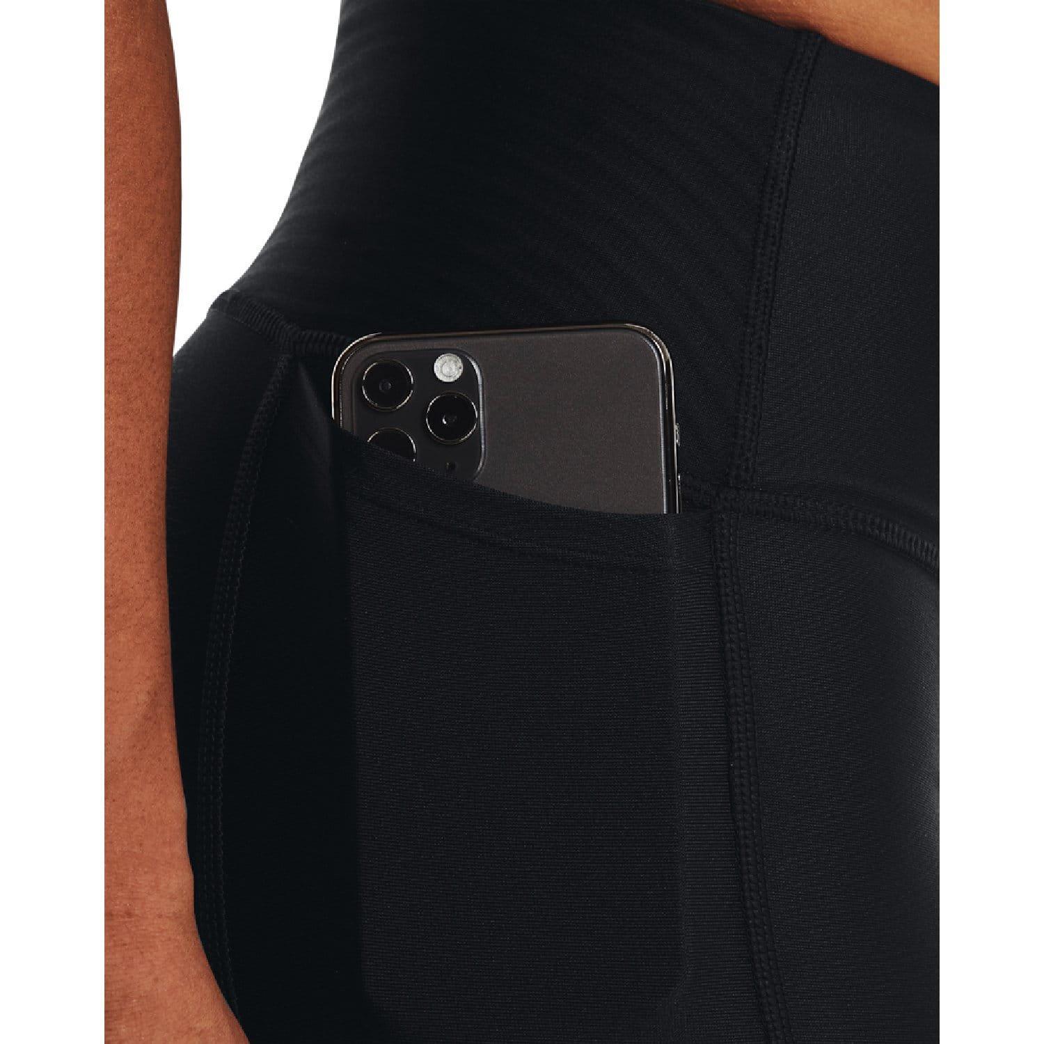 Black - Under Armour - HeatGear Reflective Leggings - 3