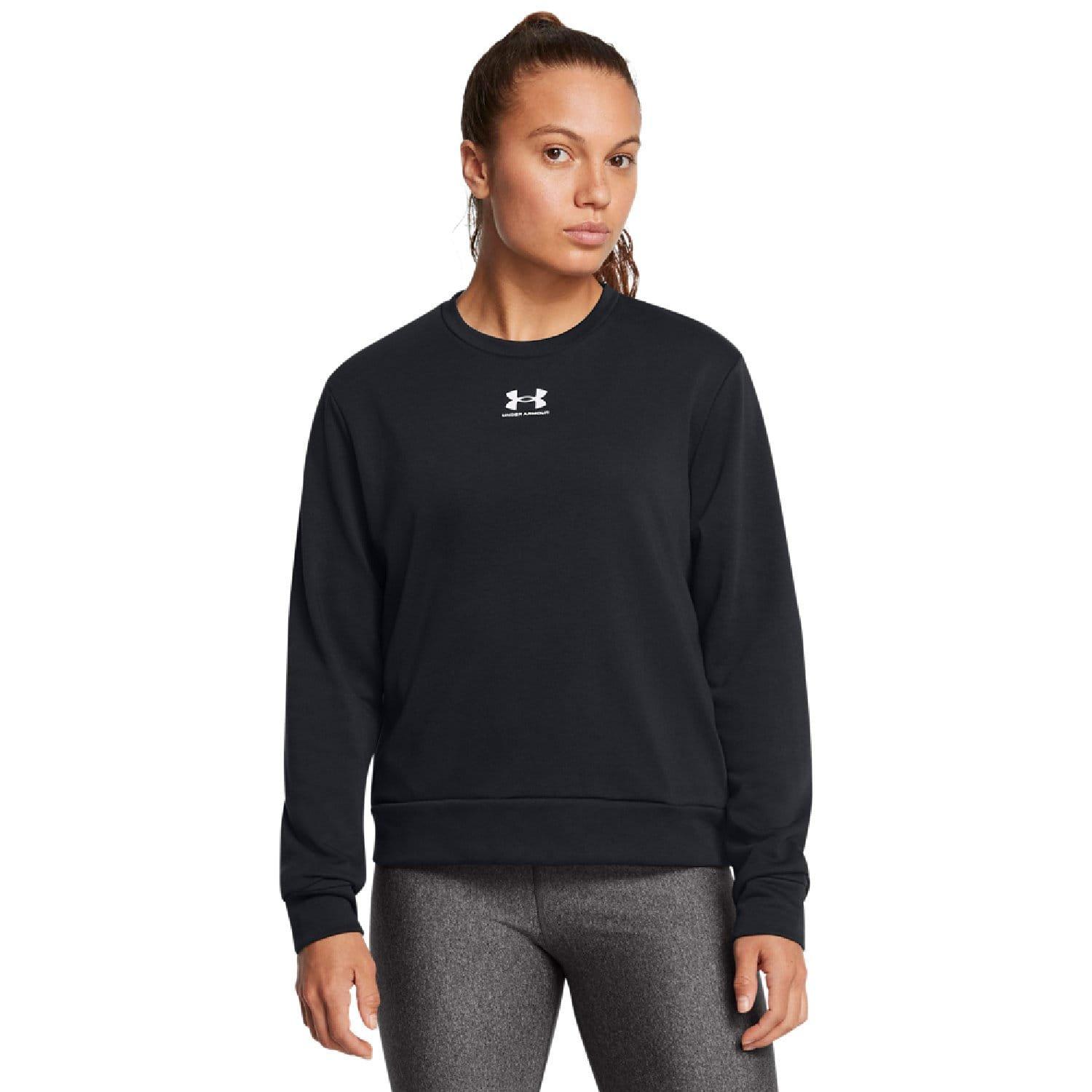 Black - Under Armour - Rival Terry Crewneck Sweatshirt - 3