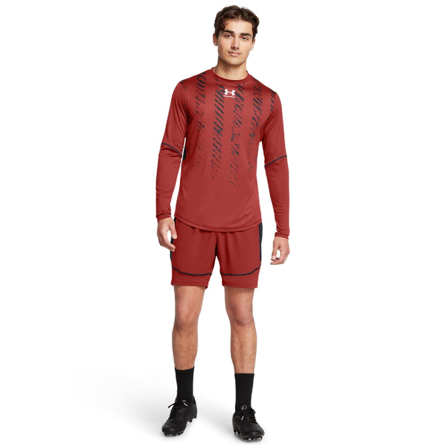 Orange - Under Armour - Challenger Pro Training Shorts - 5