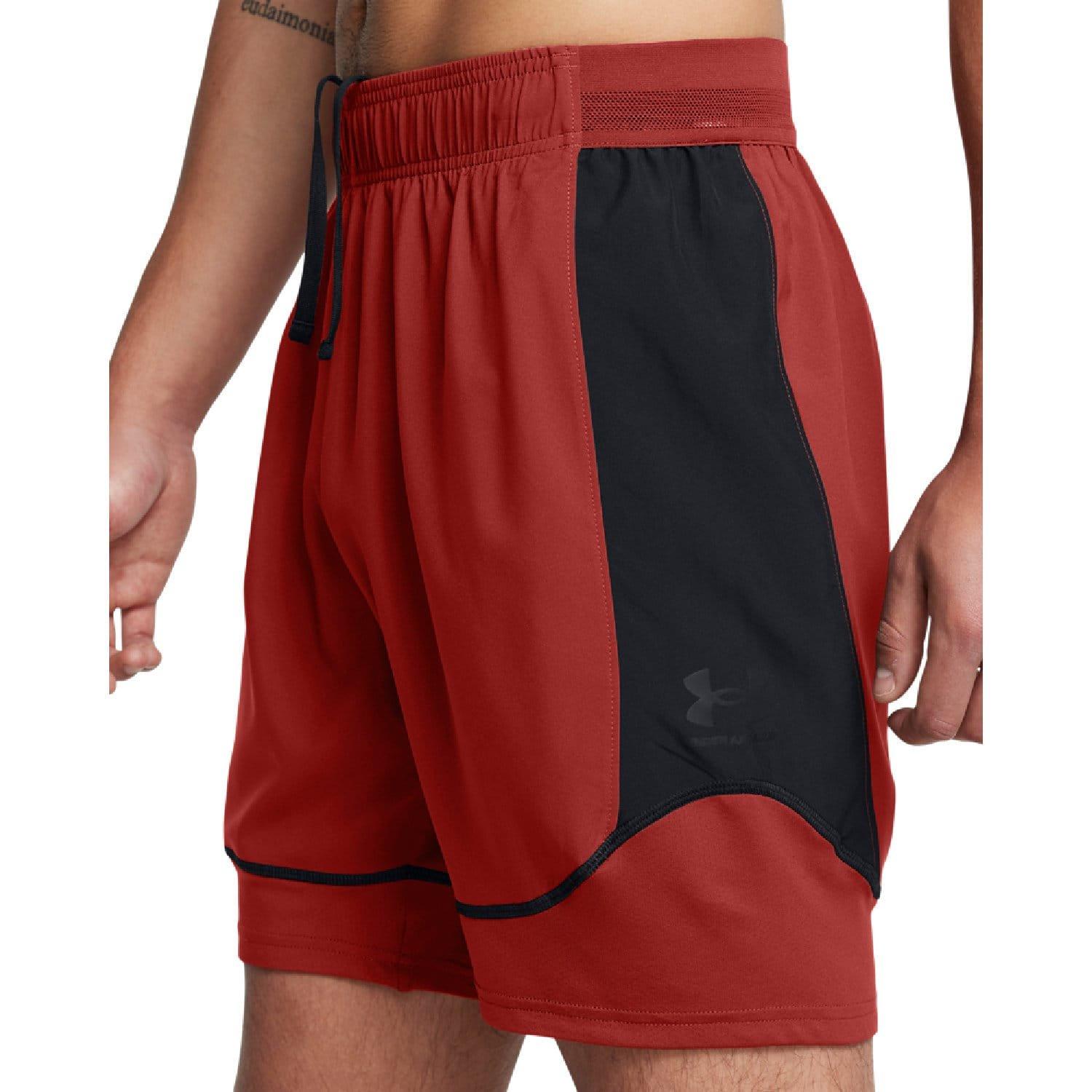 Orange - Under Armour - Challenger Pro Training Shorts - 6