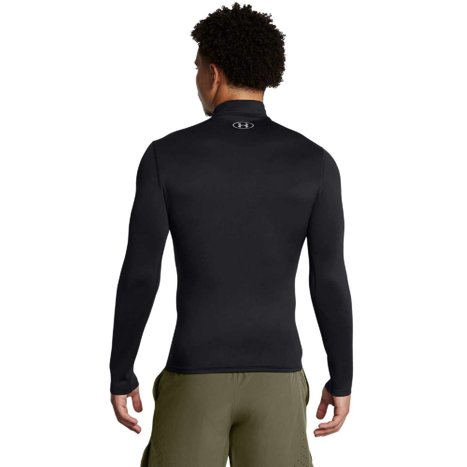 Black - Under Armour - ColdGear Elite Mock Long Sleeve Top - 2