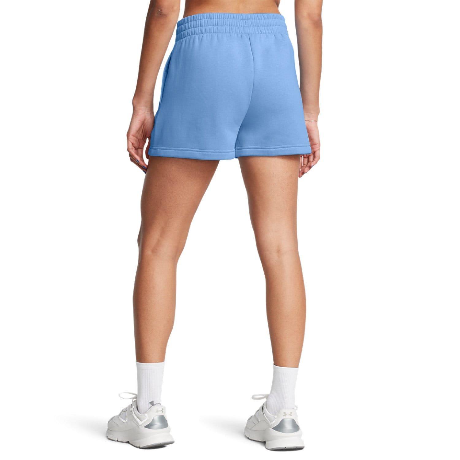 Blue - Under Armour - Rival Fleece 3.5in Shorts - 2