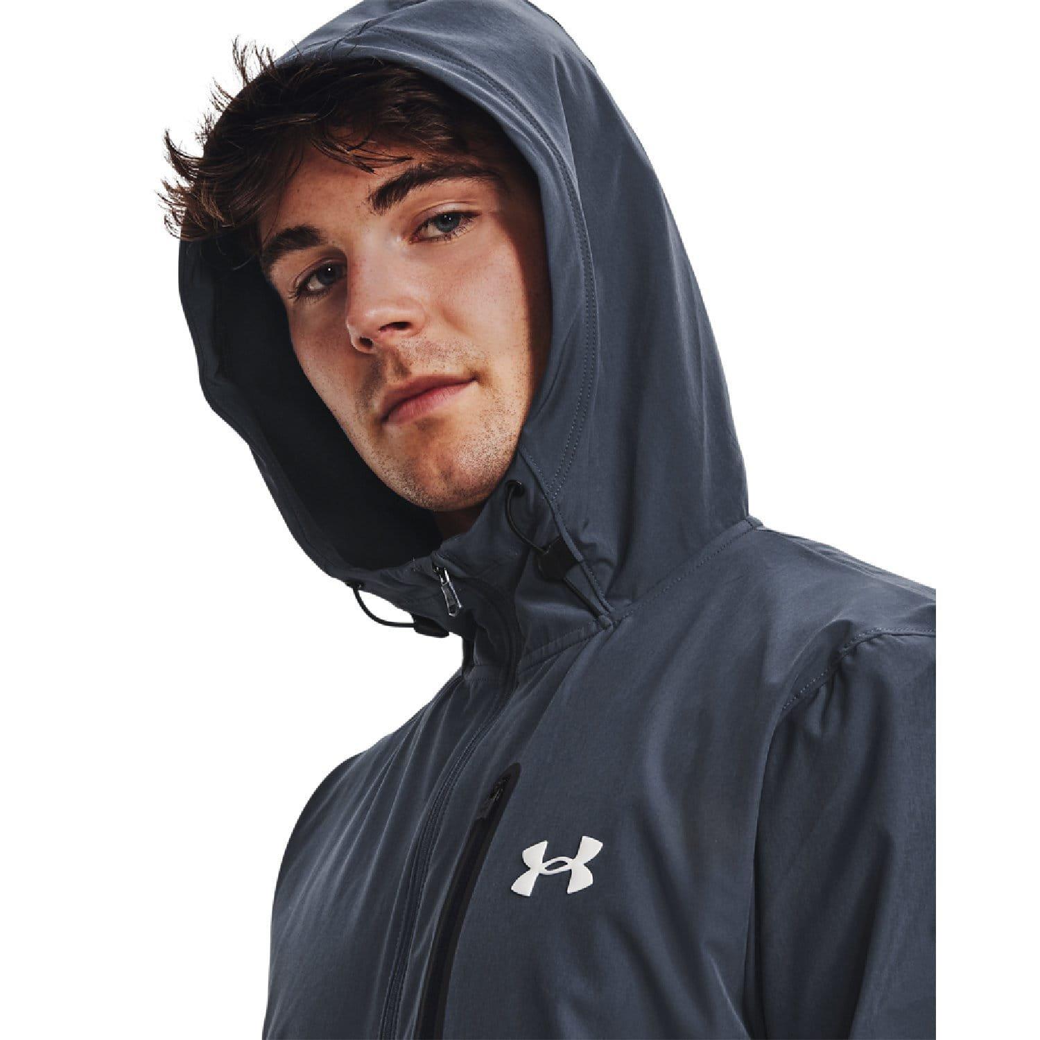 Grey - Under Armour - Vanish Woven Track Jacket - 3