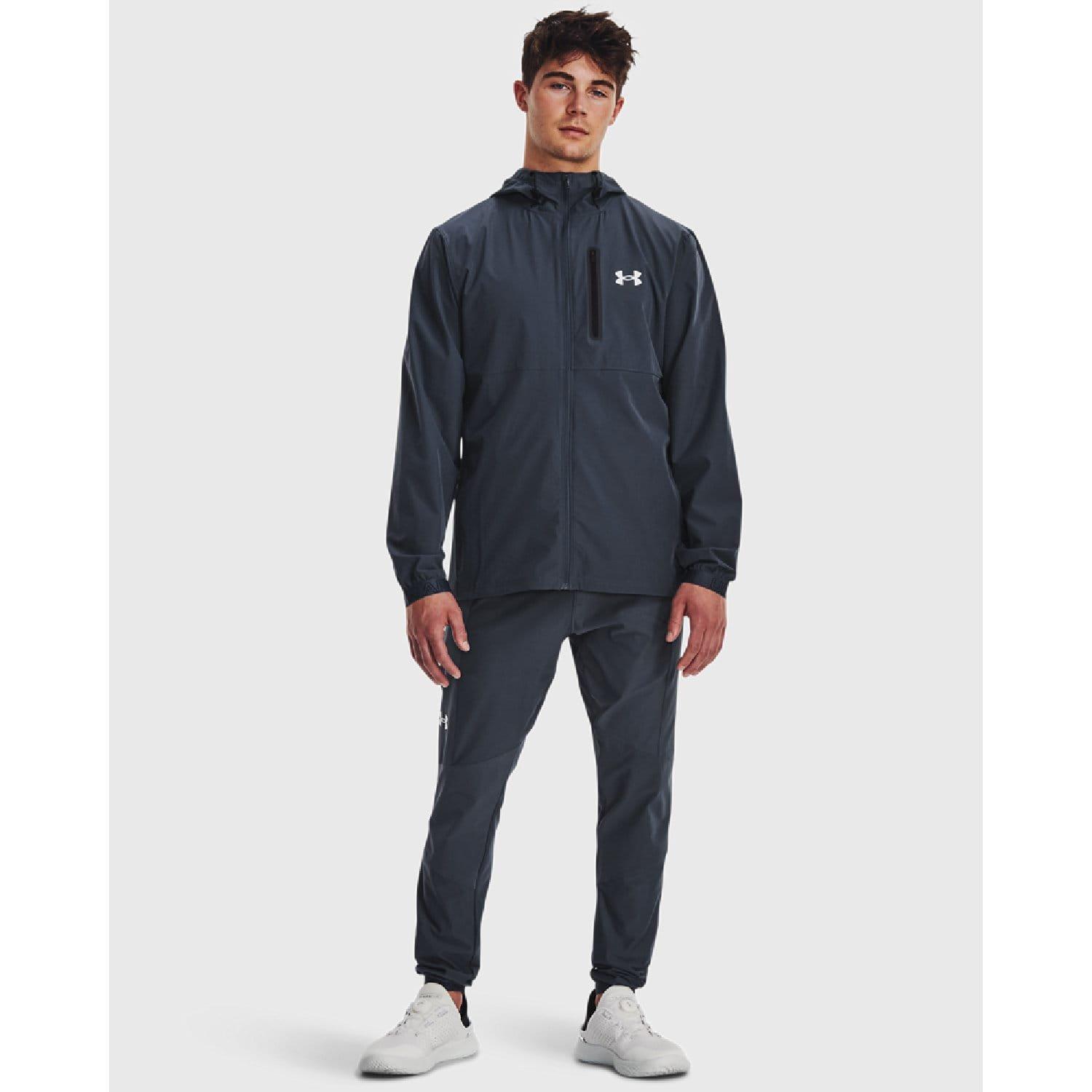 Grey - Under Armour - Vanish Woven Track Jacket - 4