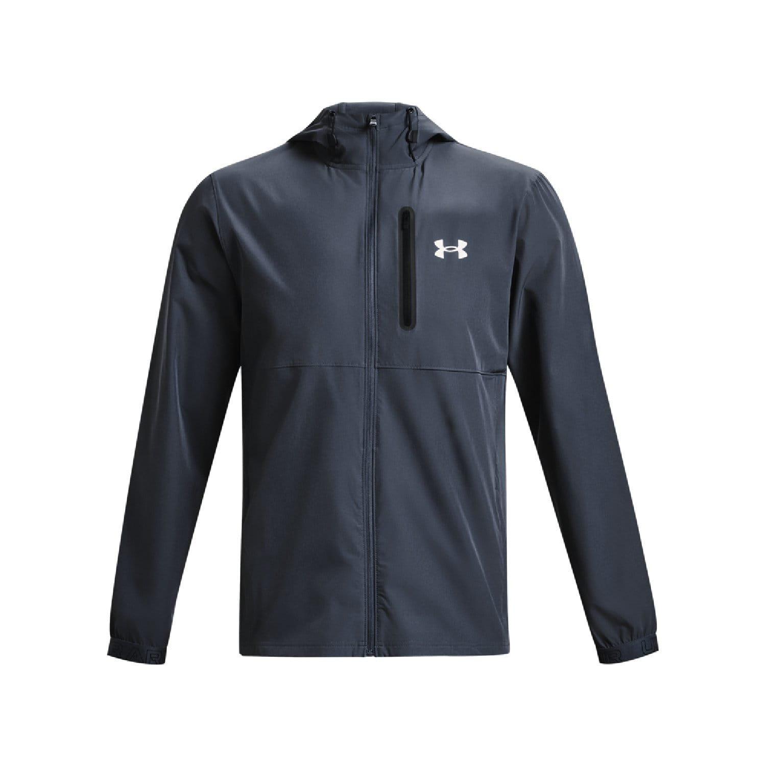 Grey - Under Armour - Vanish Woven Track Jacket - 5