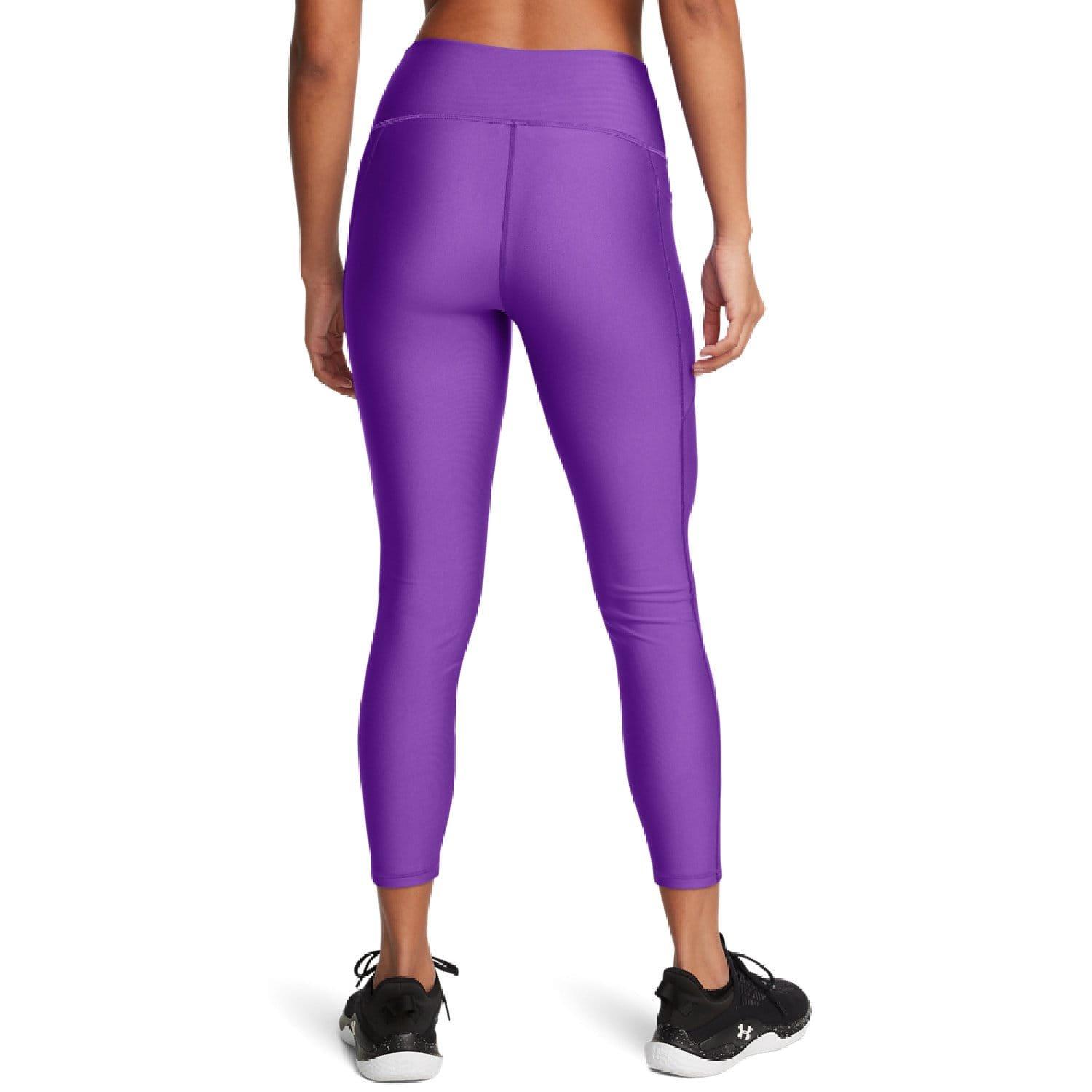 Purple - Under Armour - Tech High Rise Ankle Leggings - 2