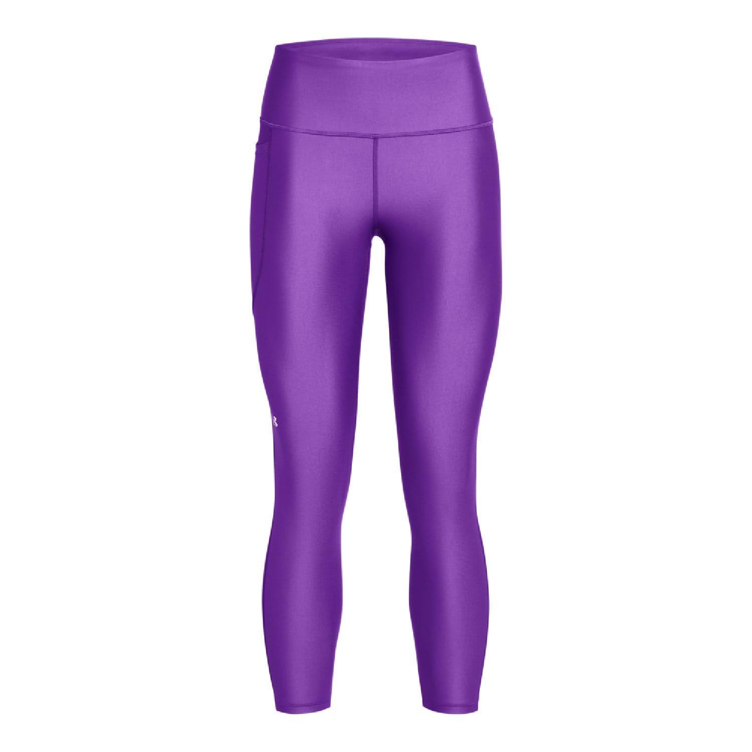 Purple - Under Armour - Tech High Rise Ankle Leggings - 3