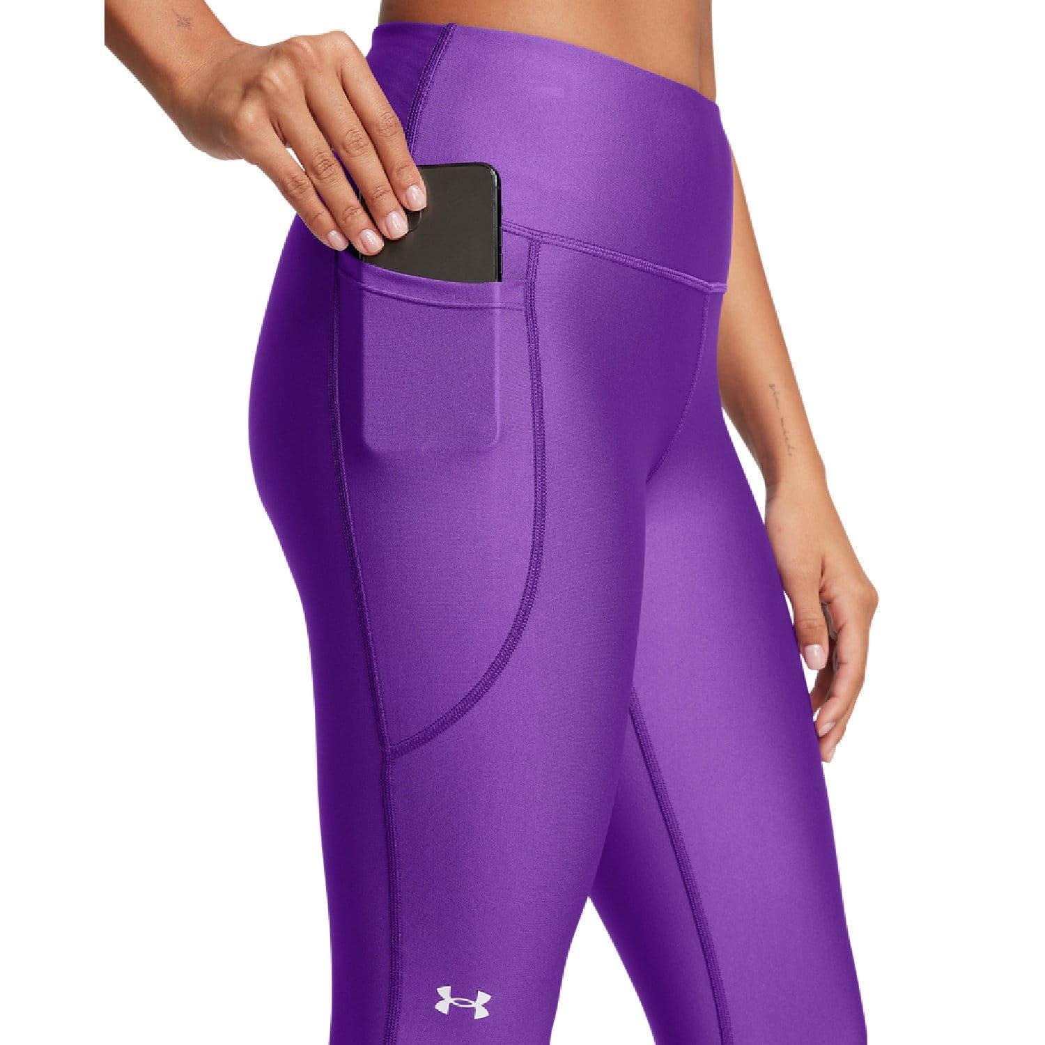 Purple - Under Armour - Tech High Rise Ankle Leggings - 6