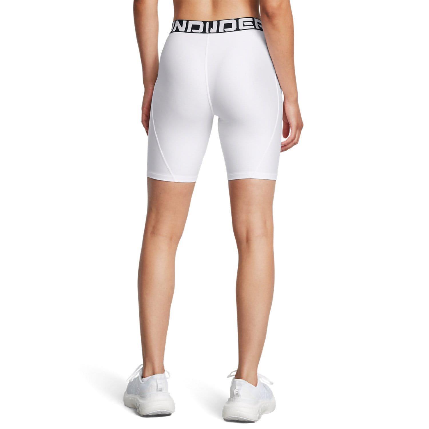 White - Under Armour - HeatGear 8in Shorts - 2