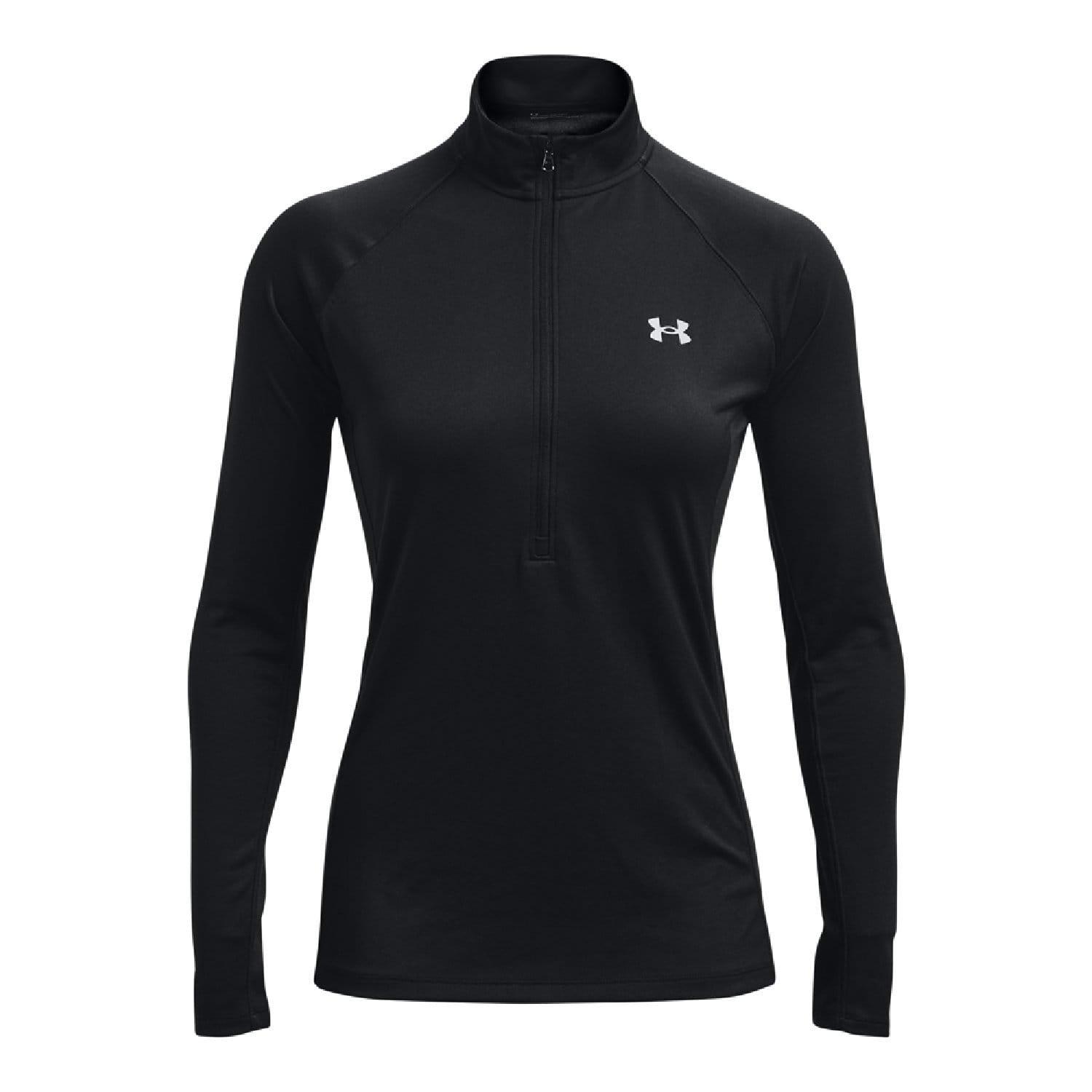 Black - Under Armour - Reflective Tech quarter Zip Top - 5