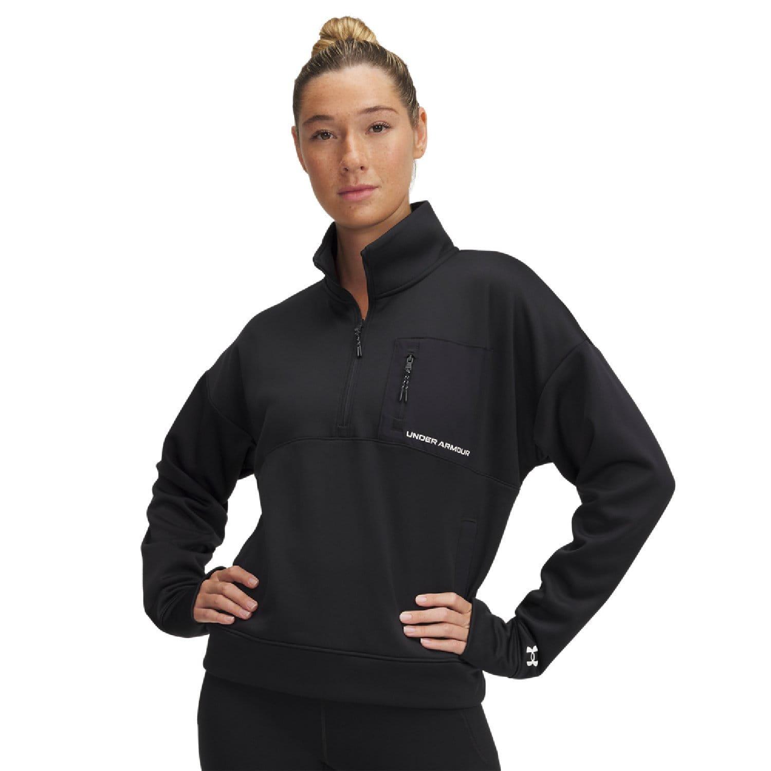 Under Armour Armour Woven Fleece Half-Zip Top | Sports Direct