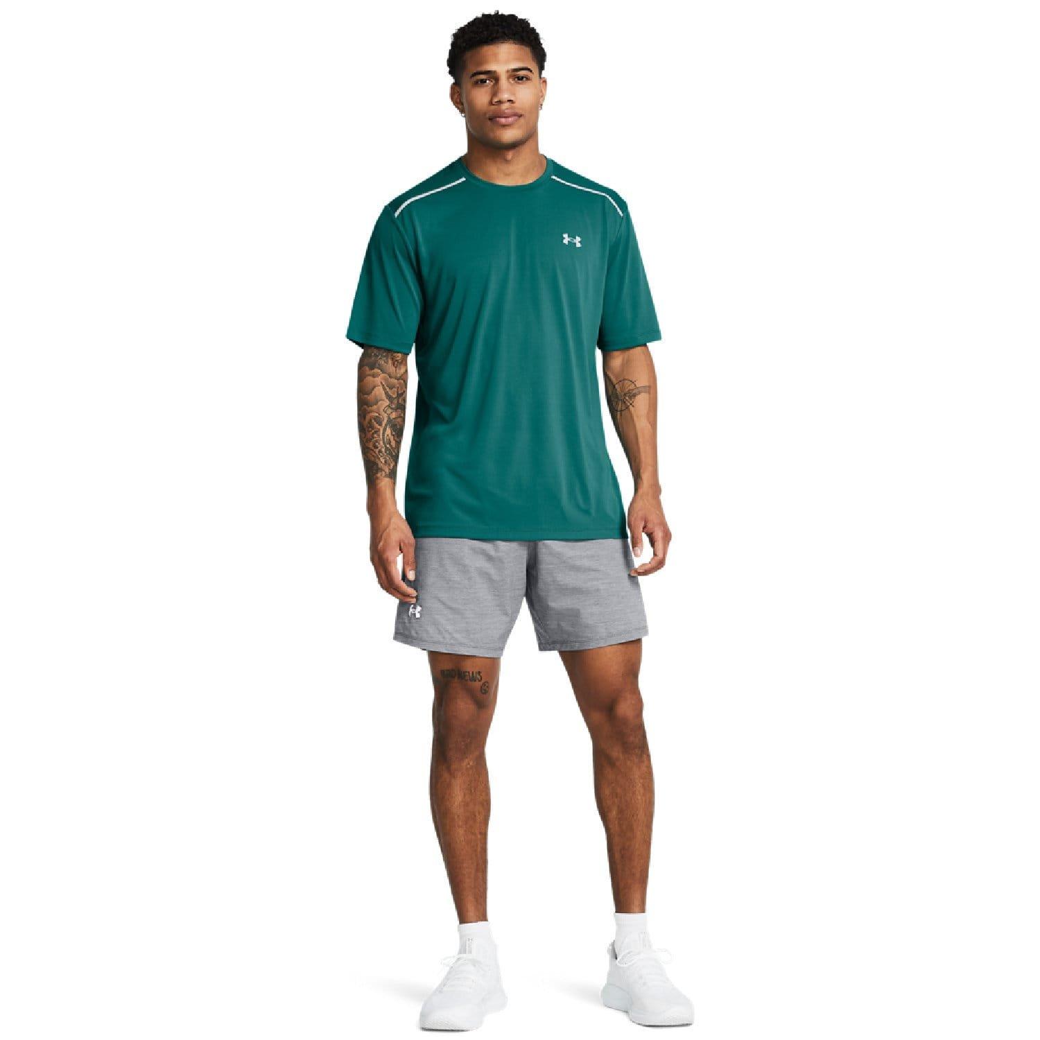 Grey - Under Armour - Launch Shorts - 4
