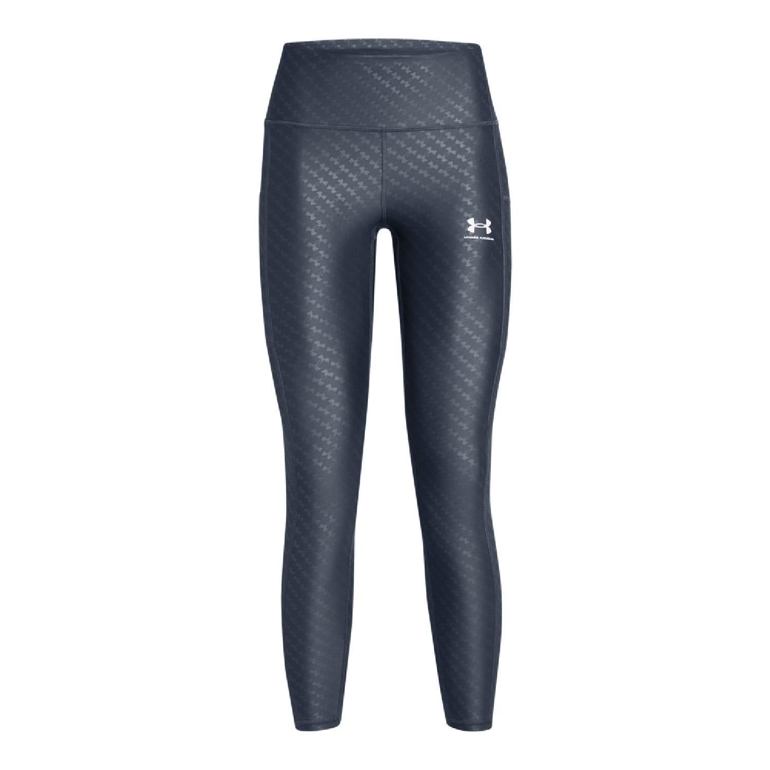 Grey - Under Armour - Emboss Leggings - 5