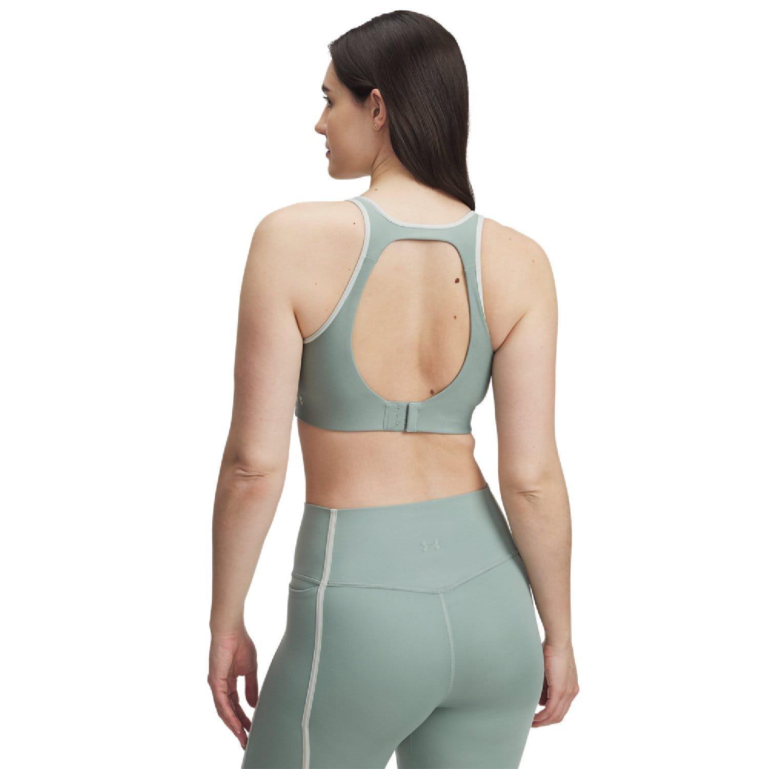 Green - Under Armour - Infinity Mid Piped Sports Bra - 2