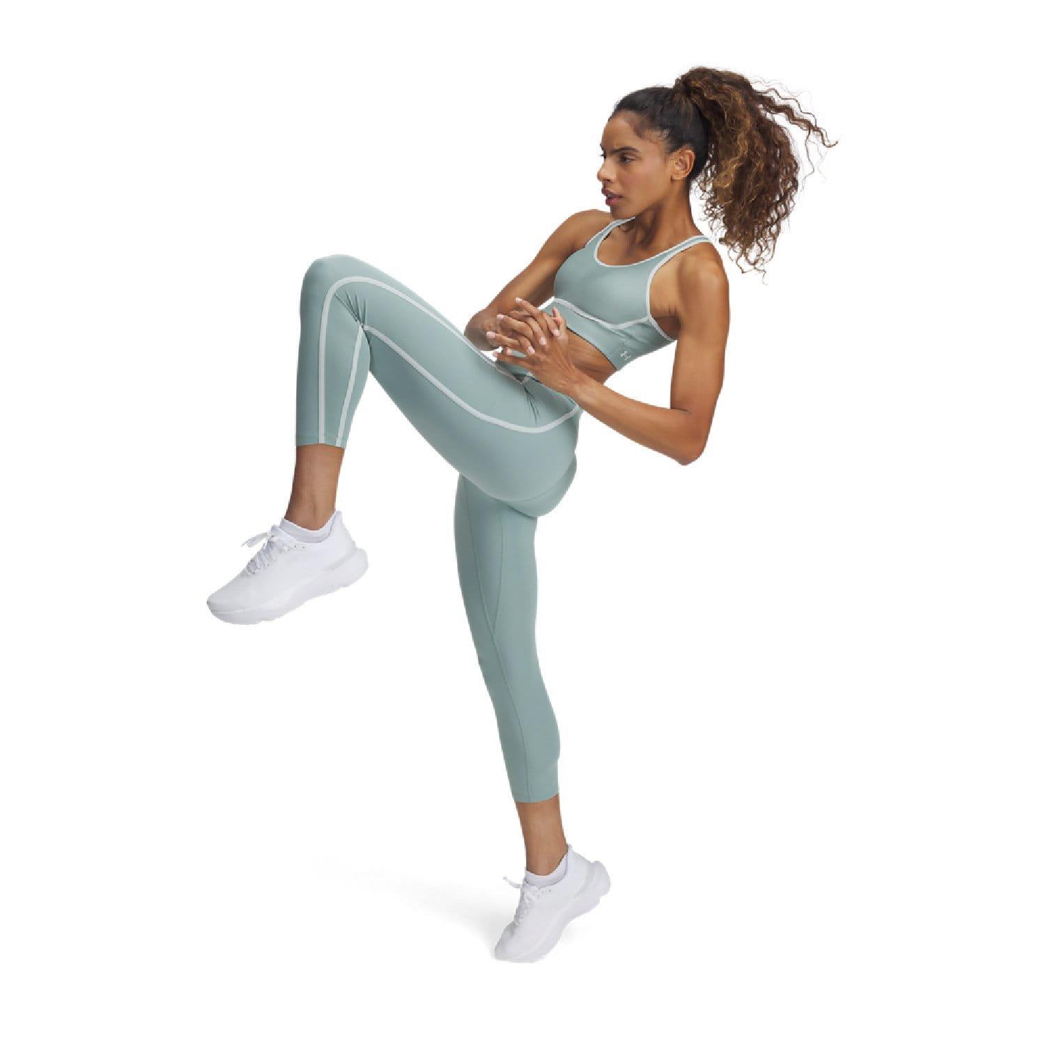 Green - Under Armour - Infinity Mid Piped Sports Bra - 3