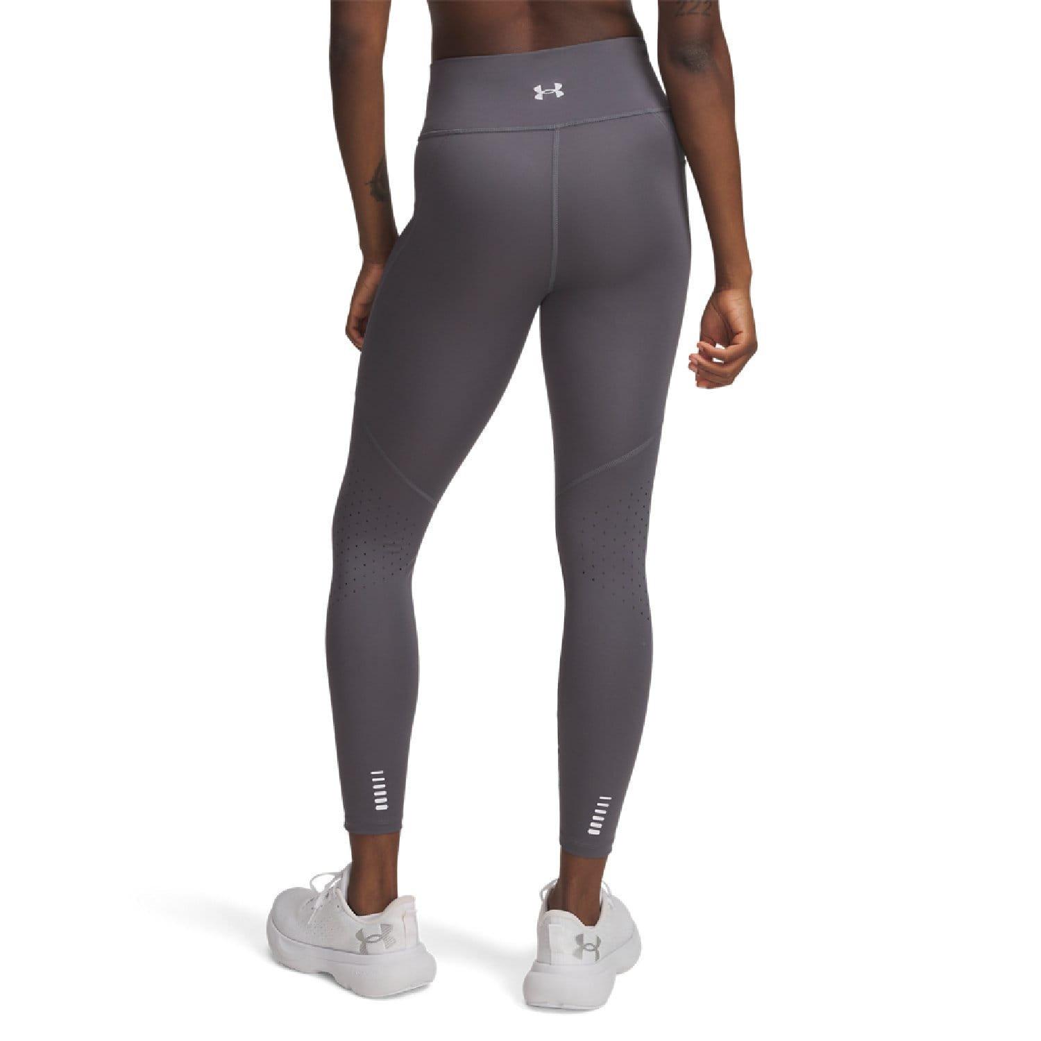 Grey - Under Armour - Run Ankle Tights - 2