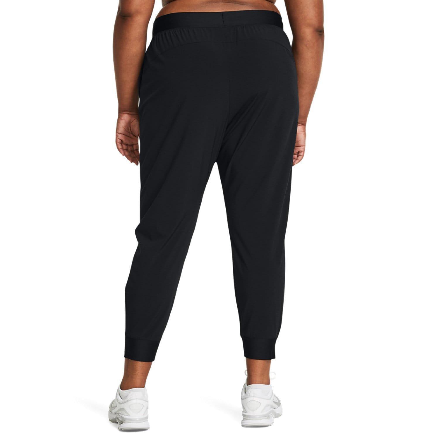 Black - Under Armour - Rival High-Rise Woven Pants - 2