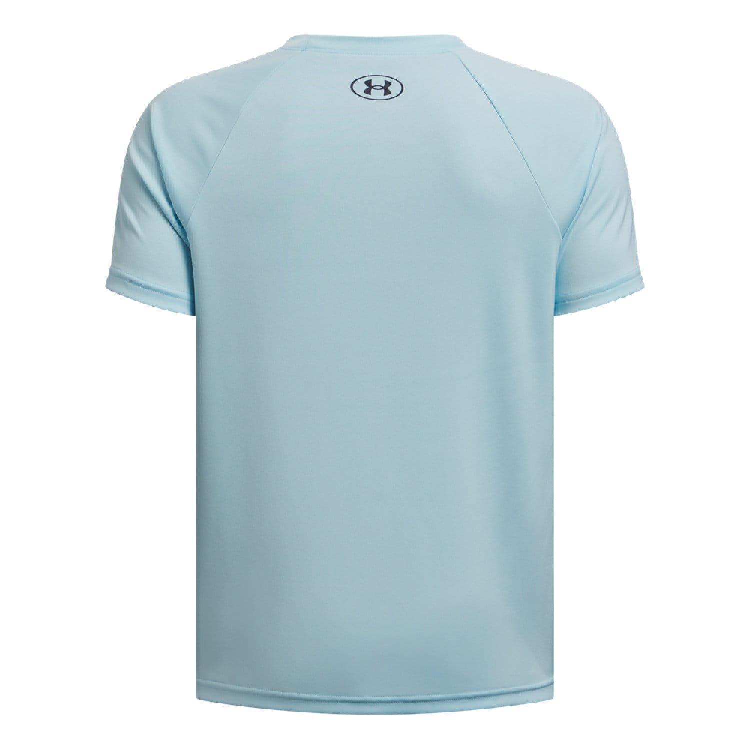 Blue - Under Armour - Tech Split Wordmark T-Shirt - 2
