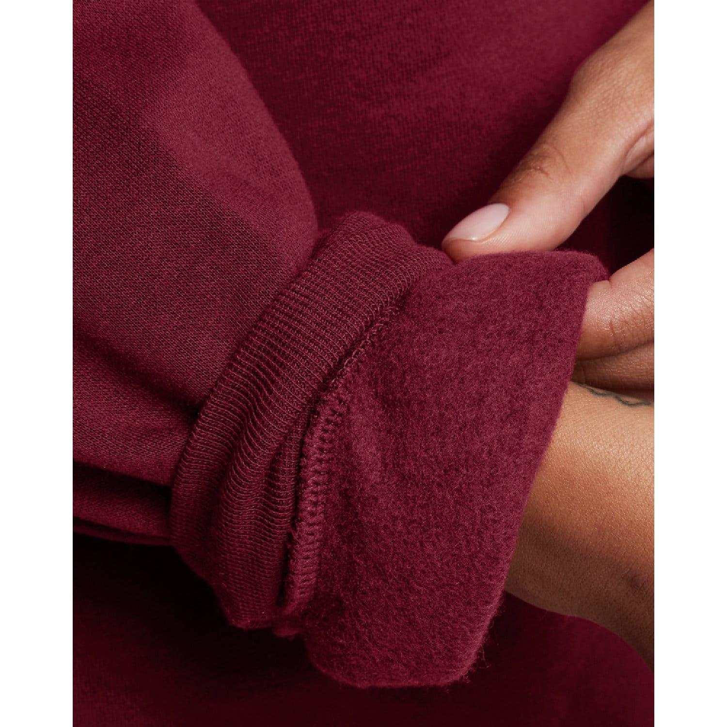 Red - Under Armour - Icon Fleece Oversized Hoodie - 5