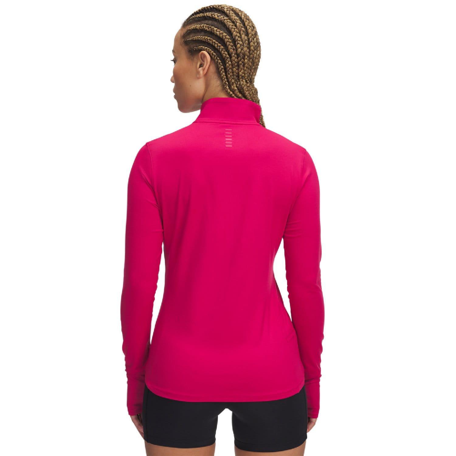 Pink - Under Armour - Qualifer Launch Pro half Zip Top - 2