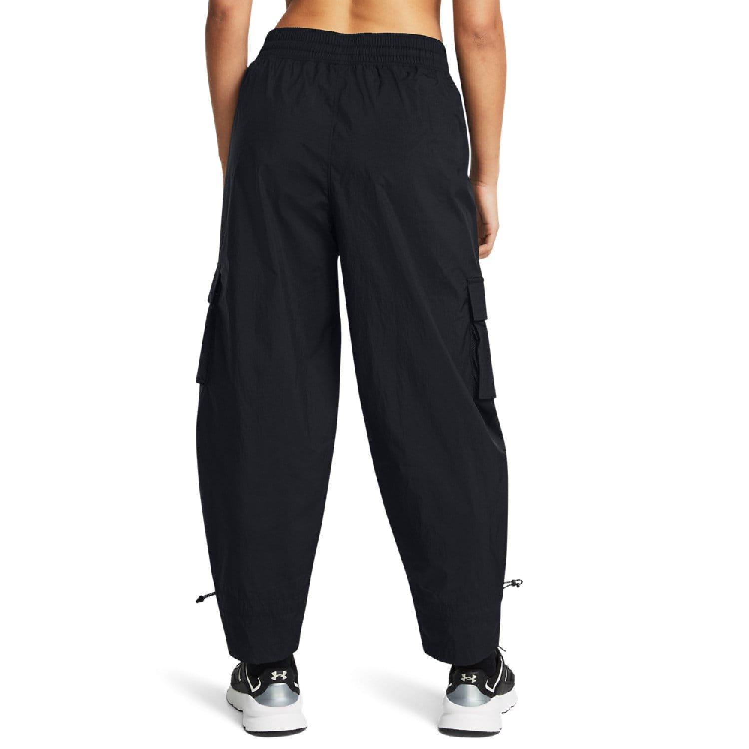 Black - Under Armour - Crinkle Woven Pants - 2