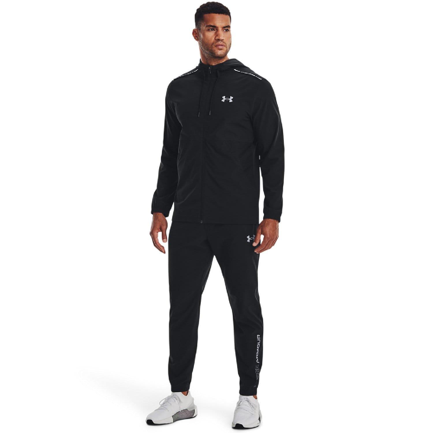 Black - Under Armour - Woven Track Pants - 4