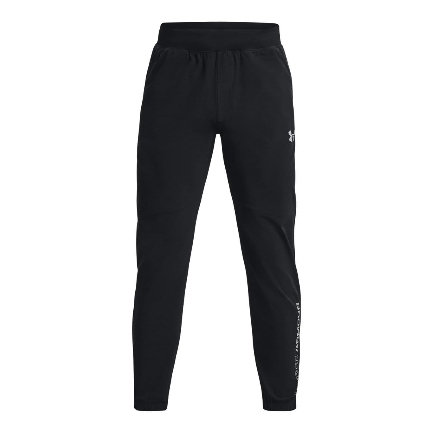 Black - Under Armour - Woven Track Pants - 5