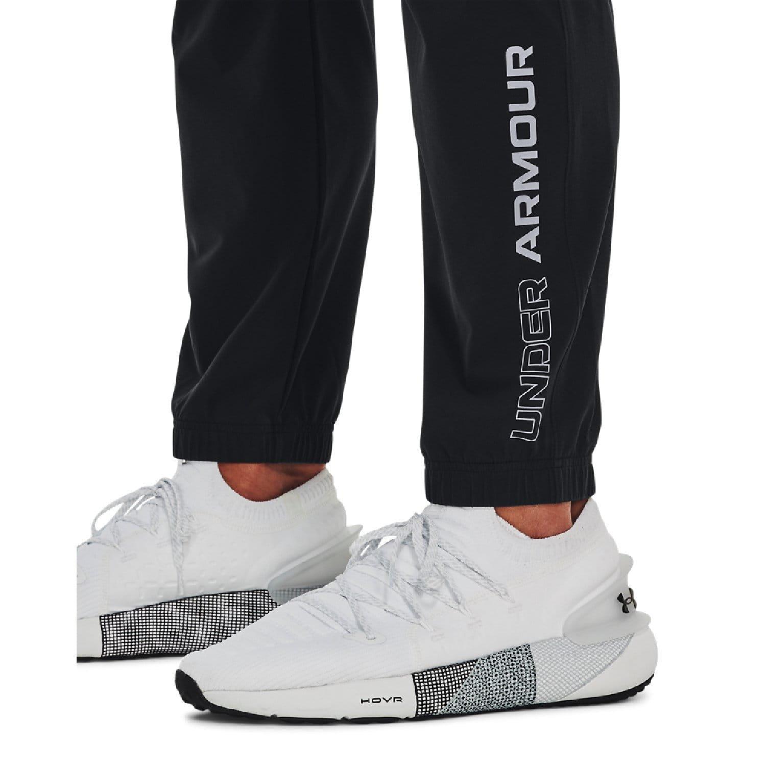 Black - Under Armour - Woven Track Pants - 7