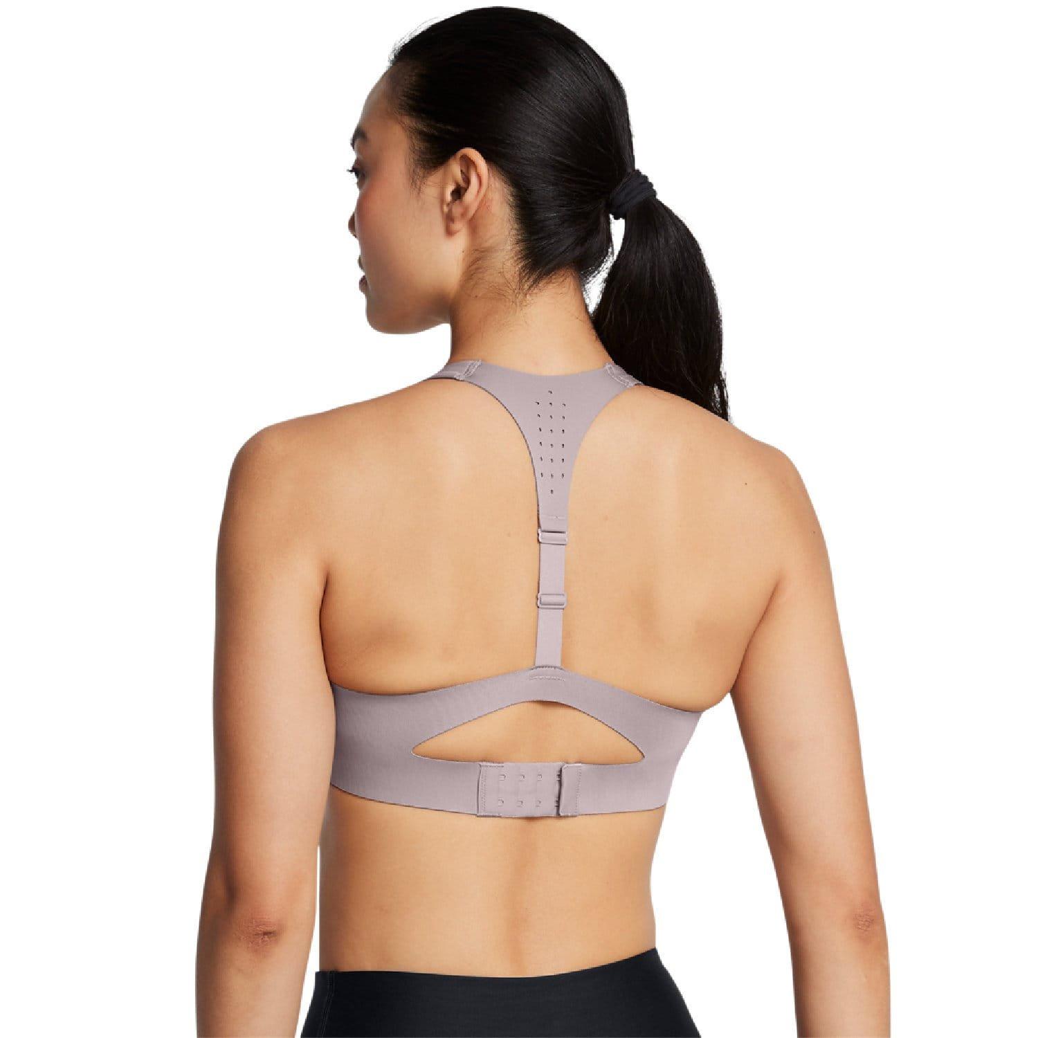 Grey - Under Armour - Vanish Elite Mid Sports Bra - 2