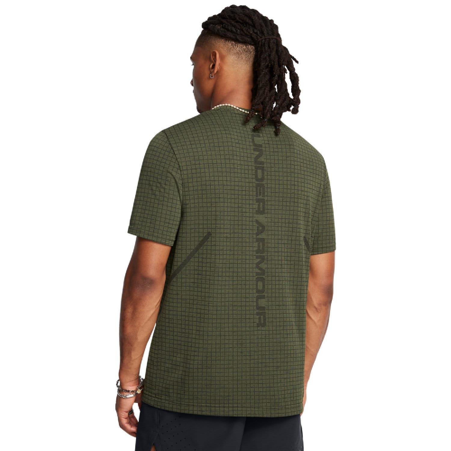 Green - Under Armour - Vanish Seamless Grid T-Shirt - 2