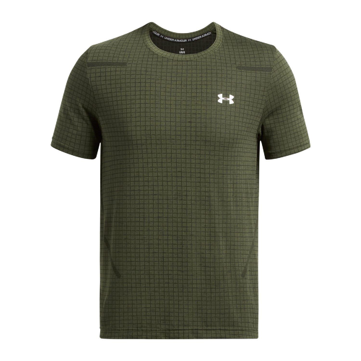 Green - Under Armour - Vanish Seamless Grid T-Shirt - 3