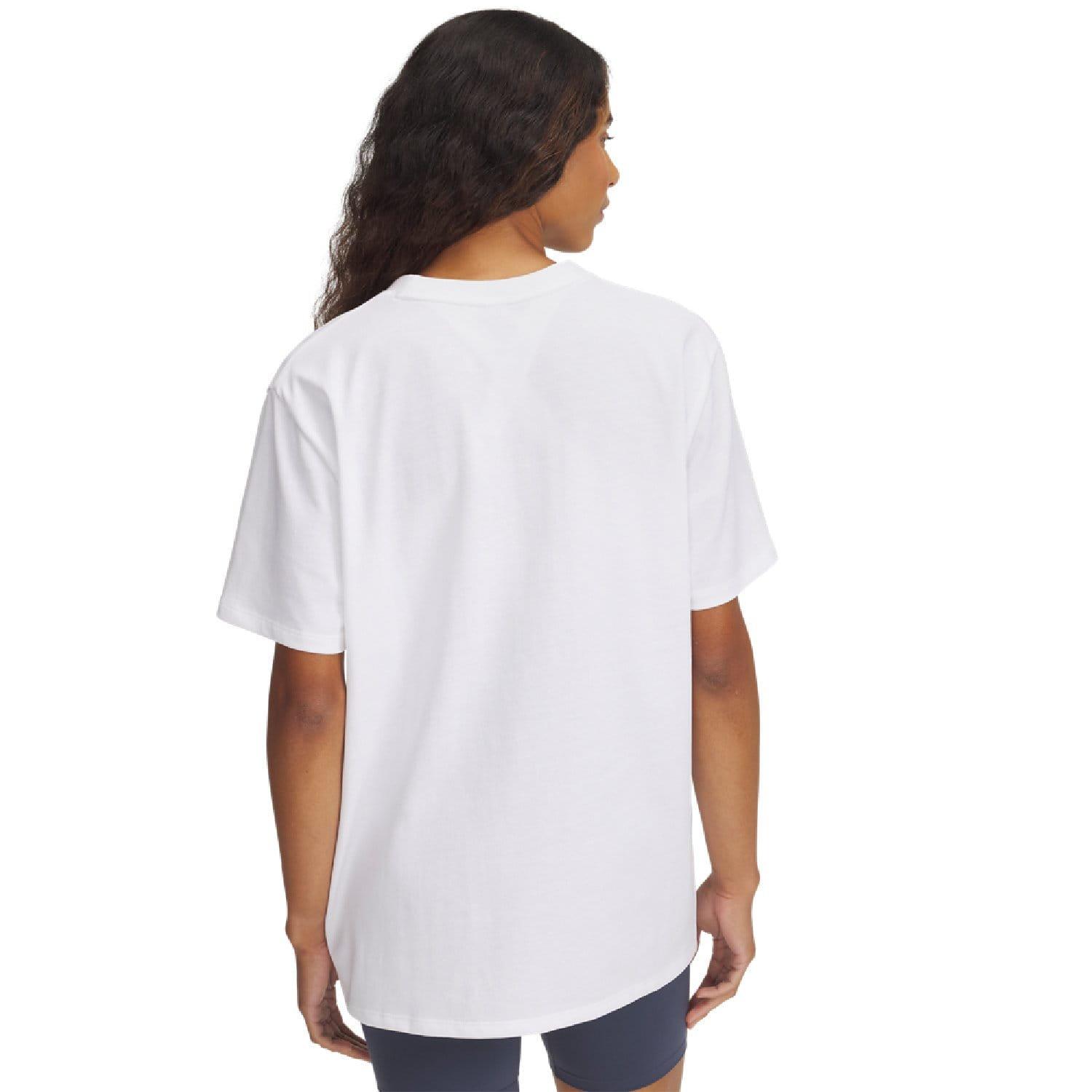 White - Under Armour - Heavyweight Collegiate Oversized T-Shirt - 2