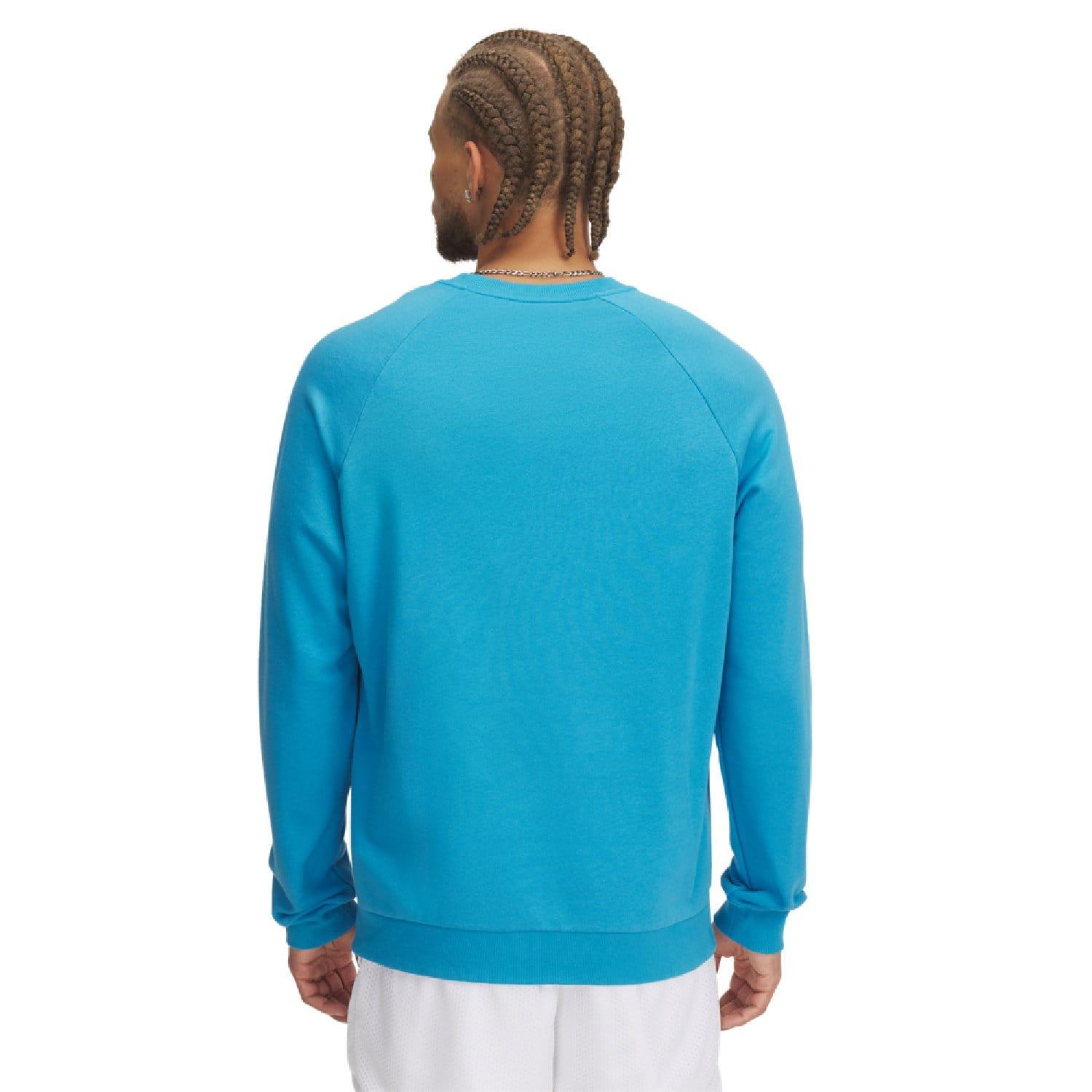Blue - Under Armour - Rival Fleece Crewneck Sweatshirt - 2